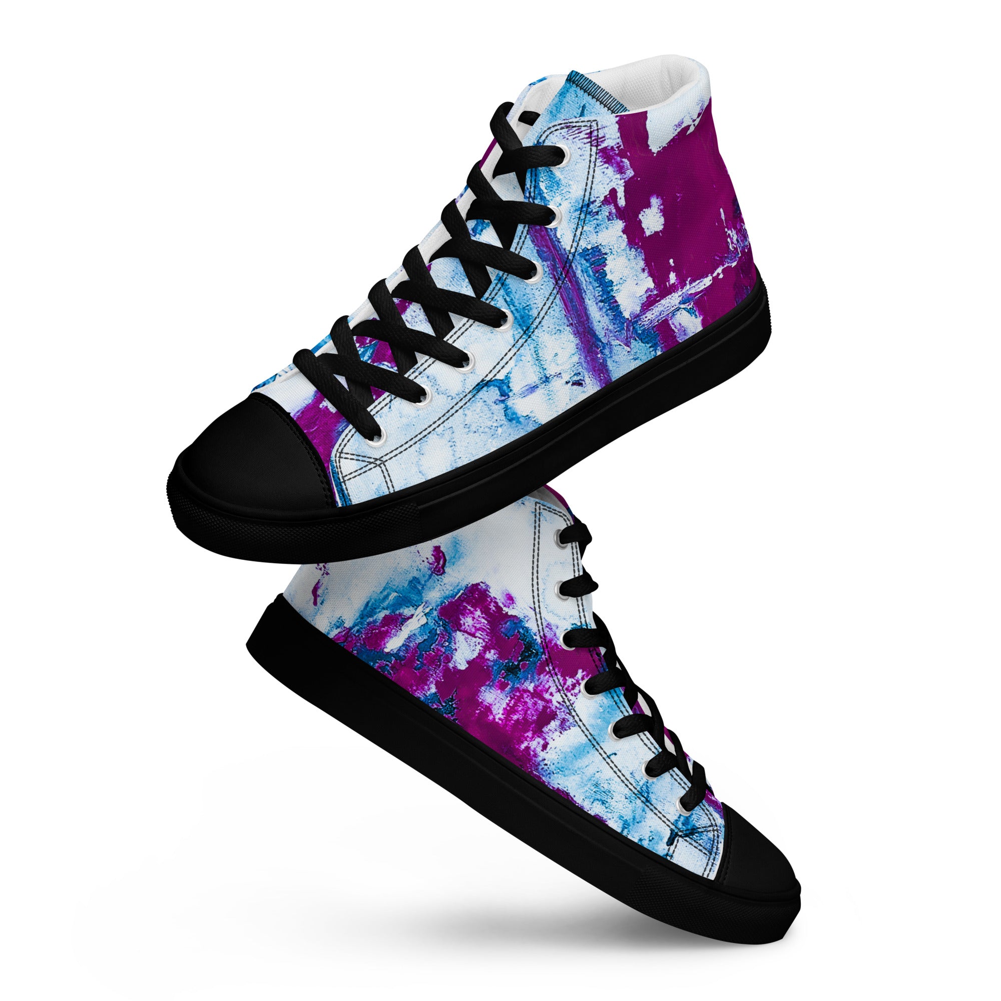 Womyn's High Top- Mismatch Turquoise