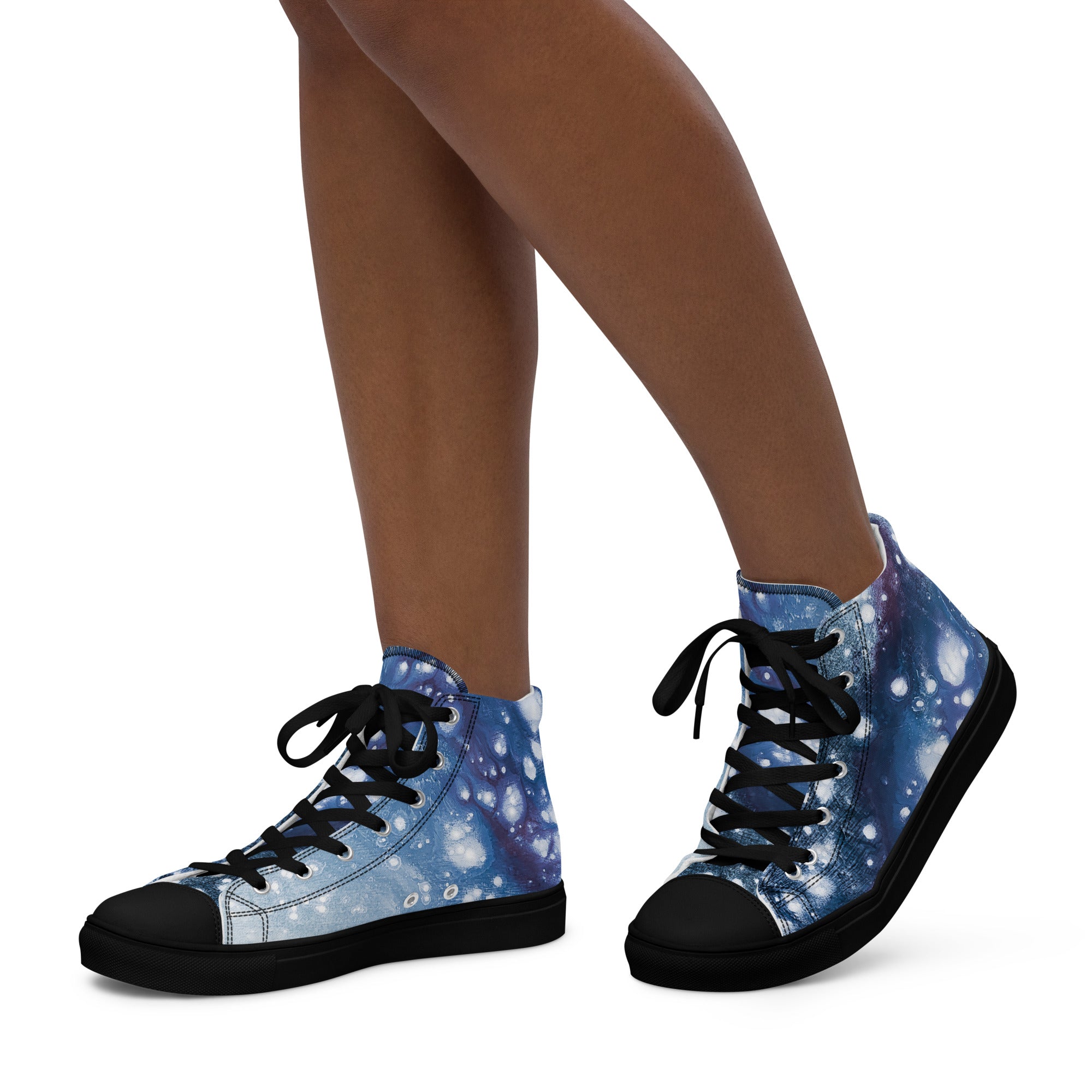 Womyn's High Top- Galaxy Blue