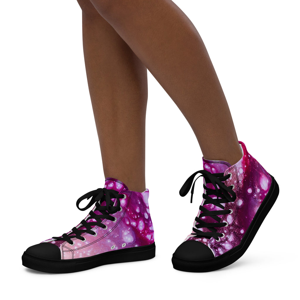 Womyn's High Top- Galaxy Fuchsia