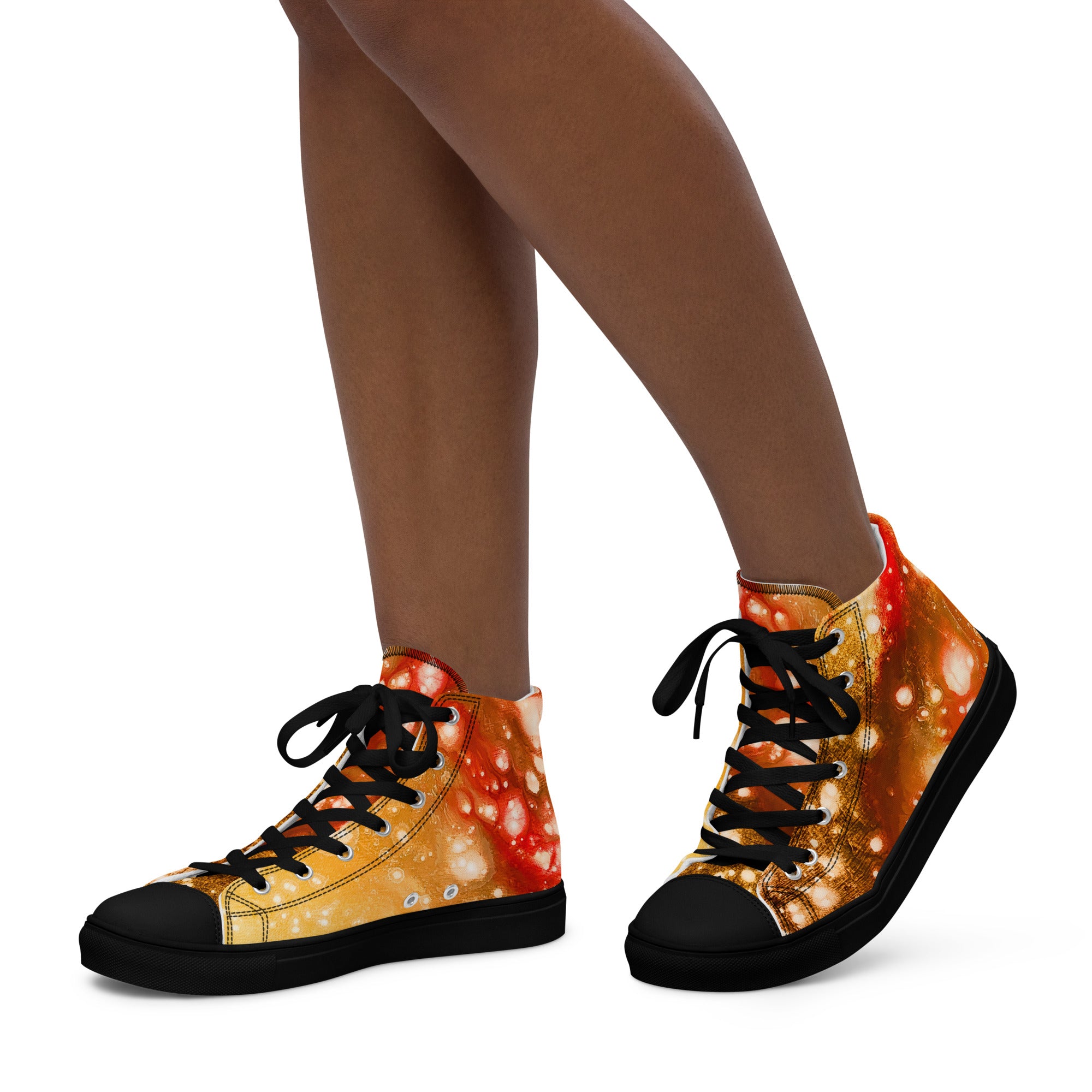 Womyn's High Top- Galaxy Golden