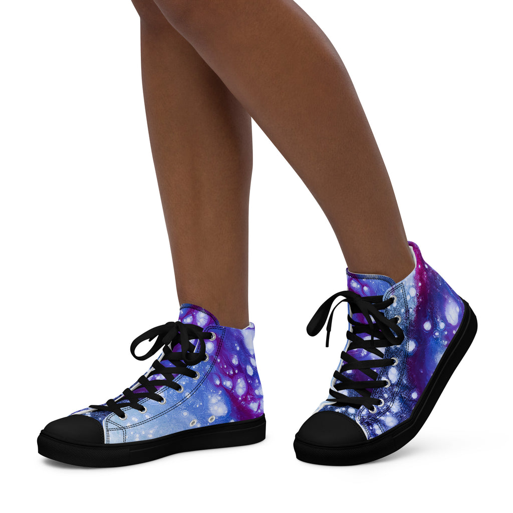 Womyn's High Top- Galaxy Purple