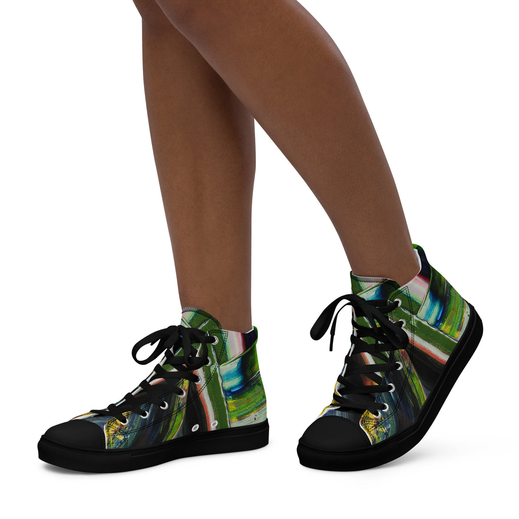 Womyn's High Top- Circus Green