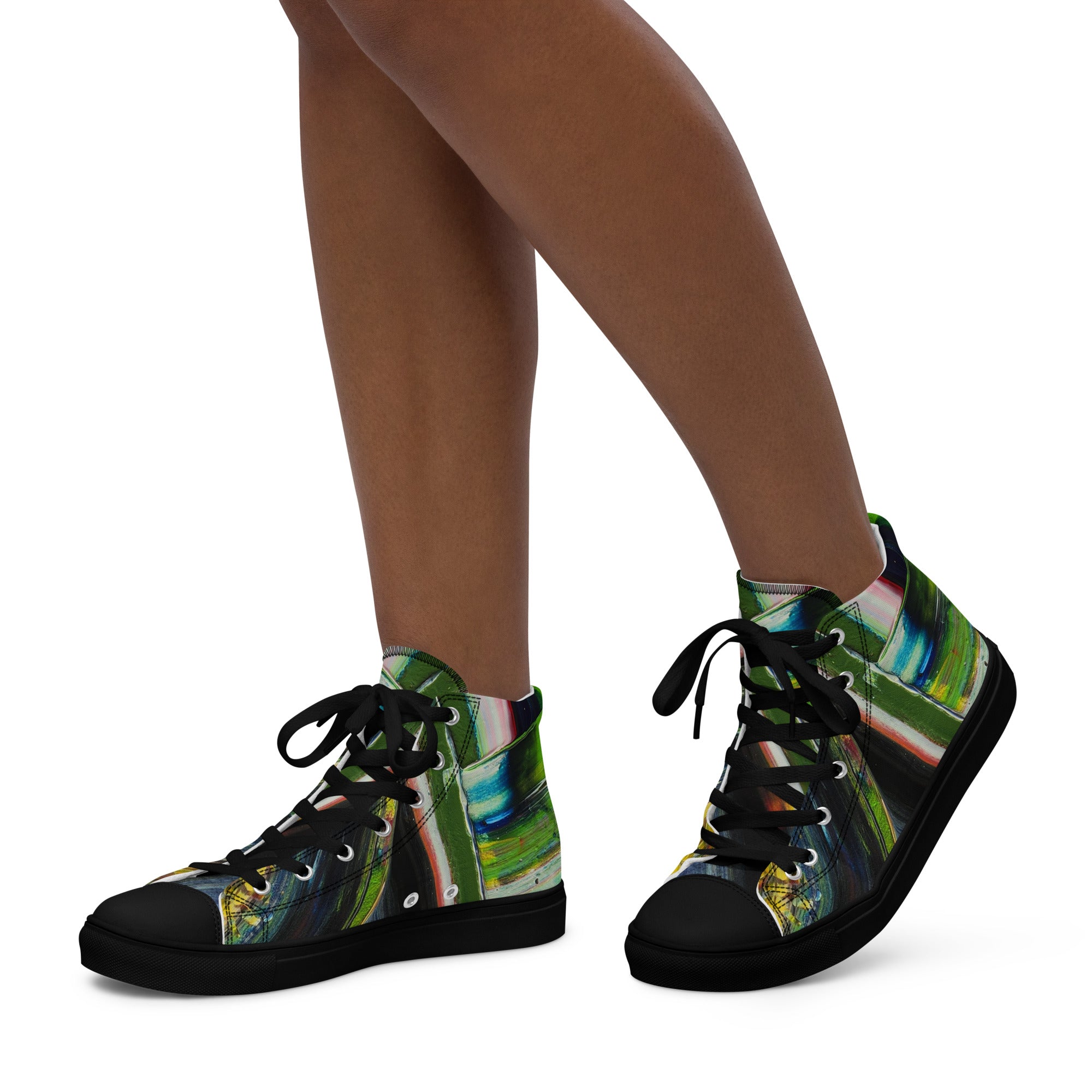Womyn's High Top- Circus Green