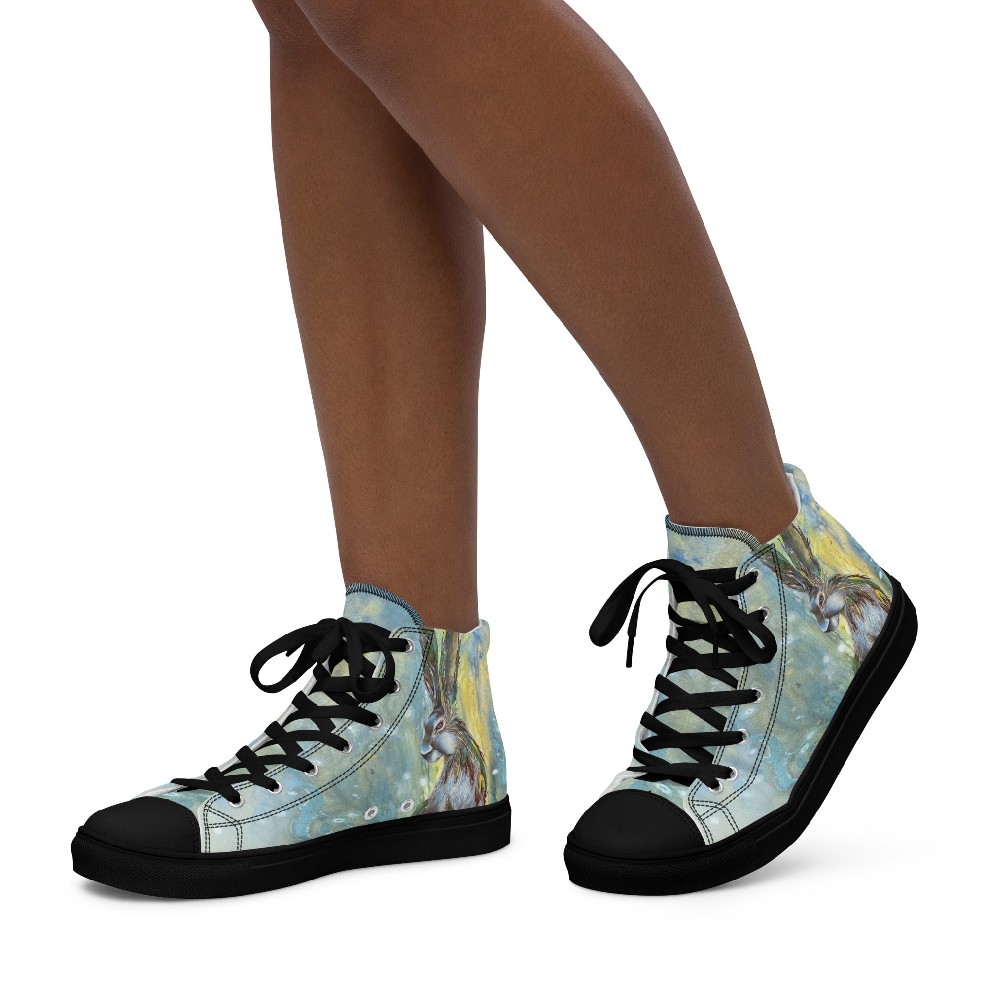 Womyn's High Top- Hare the Music