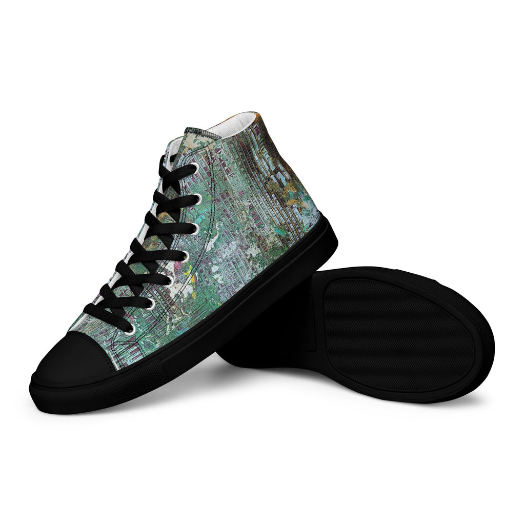 Womyn's High Top- Weave Green