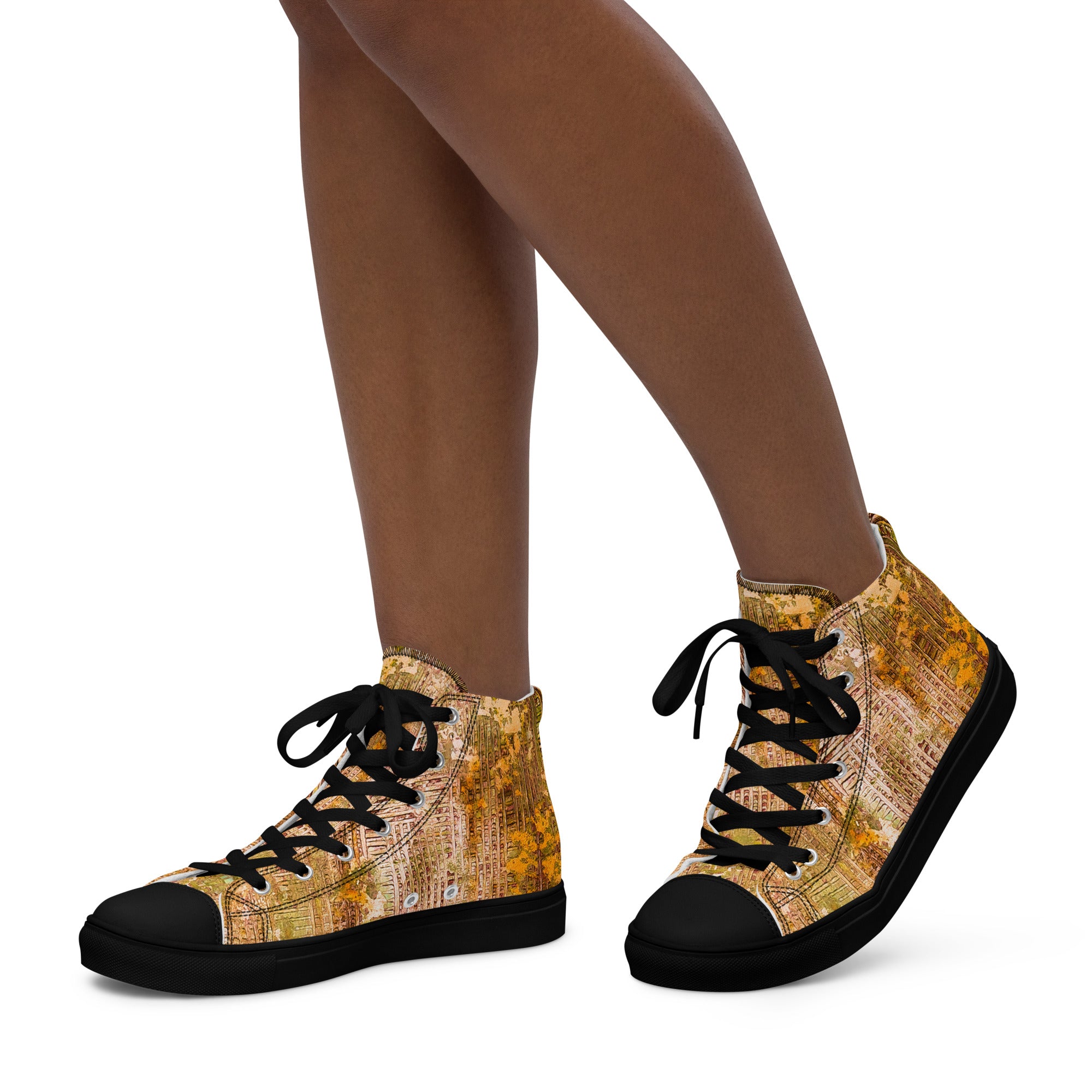 Womyn's High Top- Weave Golden
