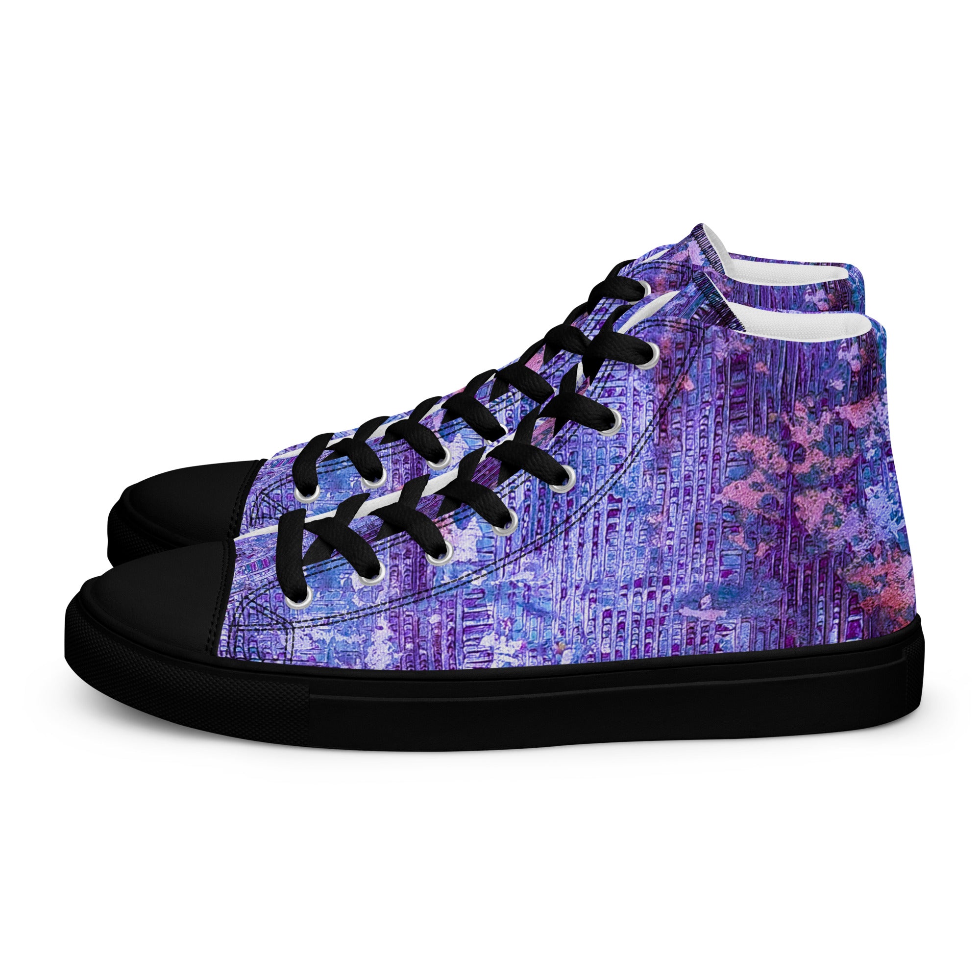 Womyn's High Top- Weave Purple