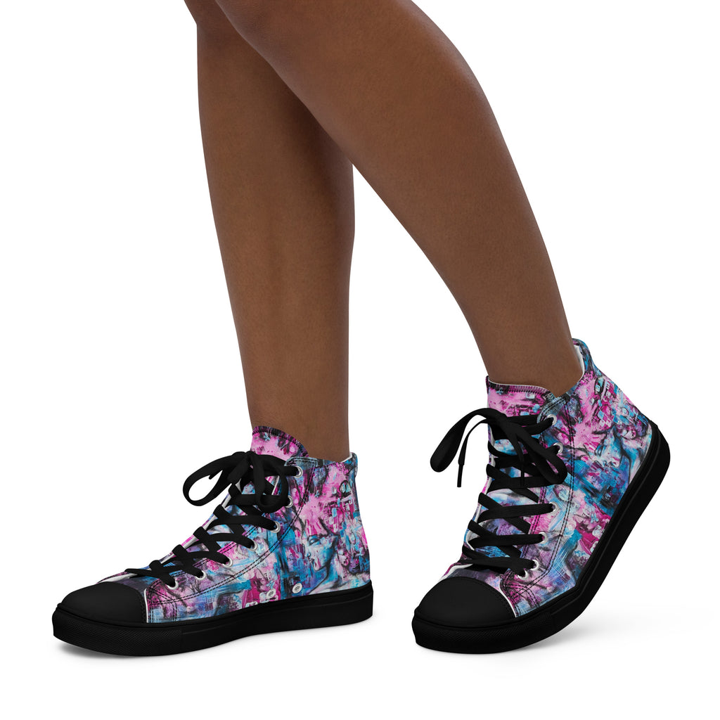Womyn's High Top- Pink Lady