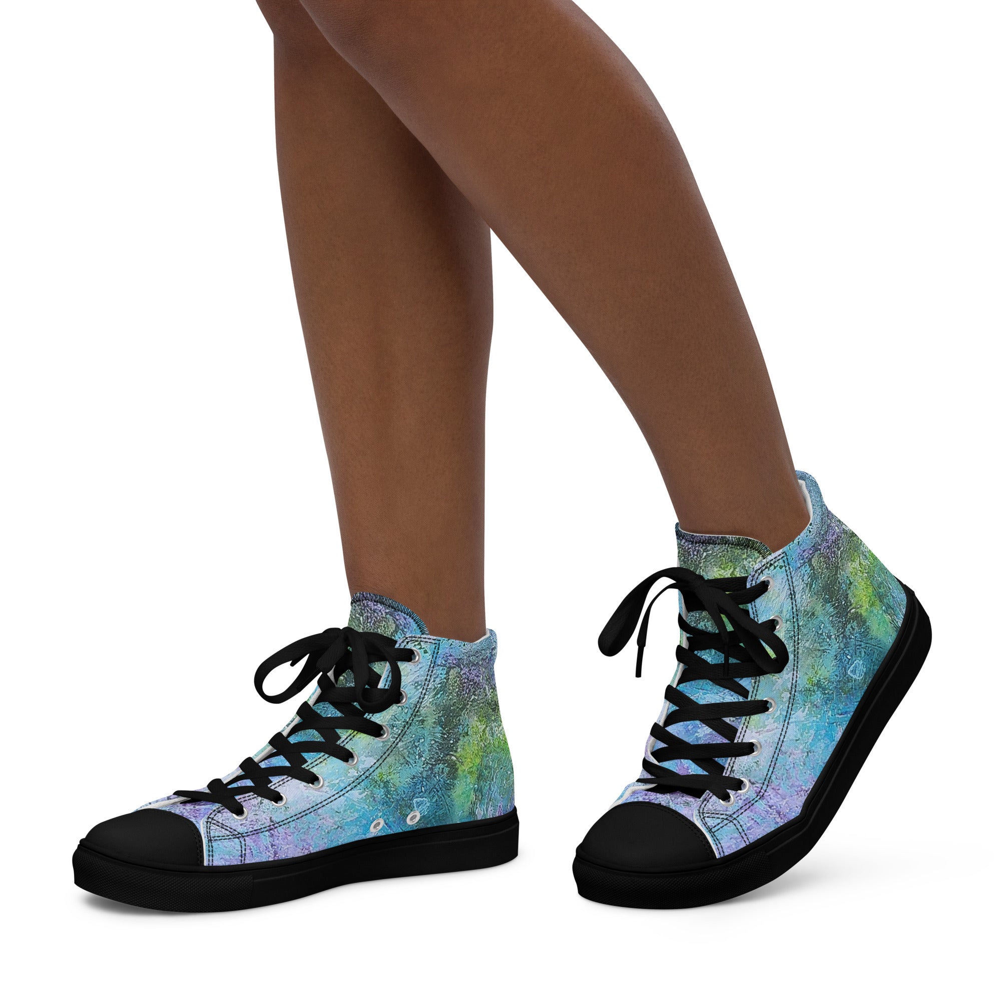Womyn's High Top- Lagoon