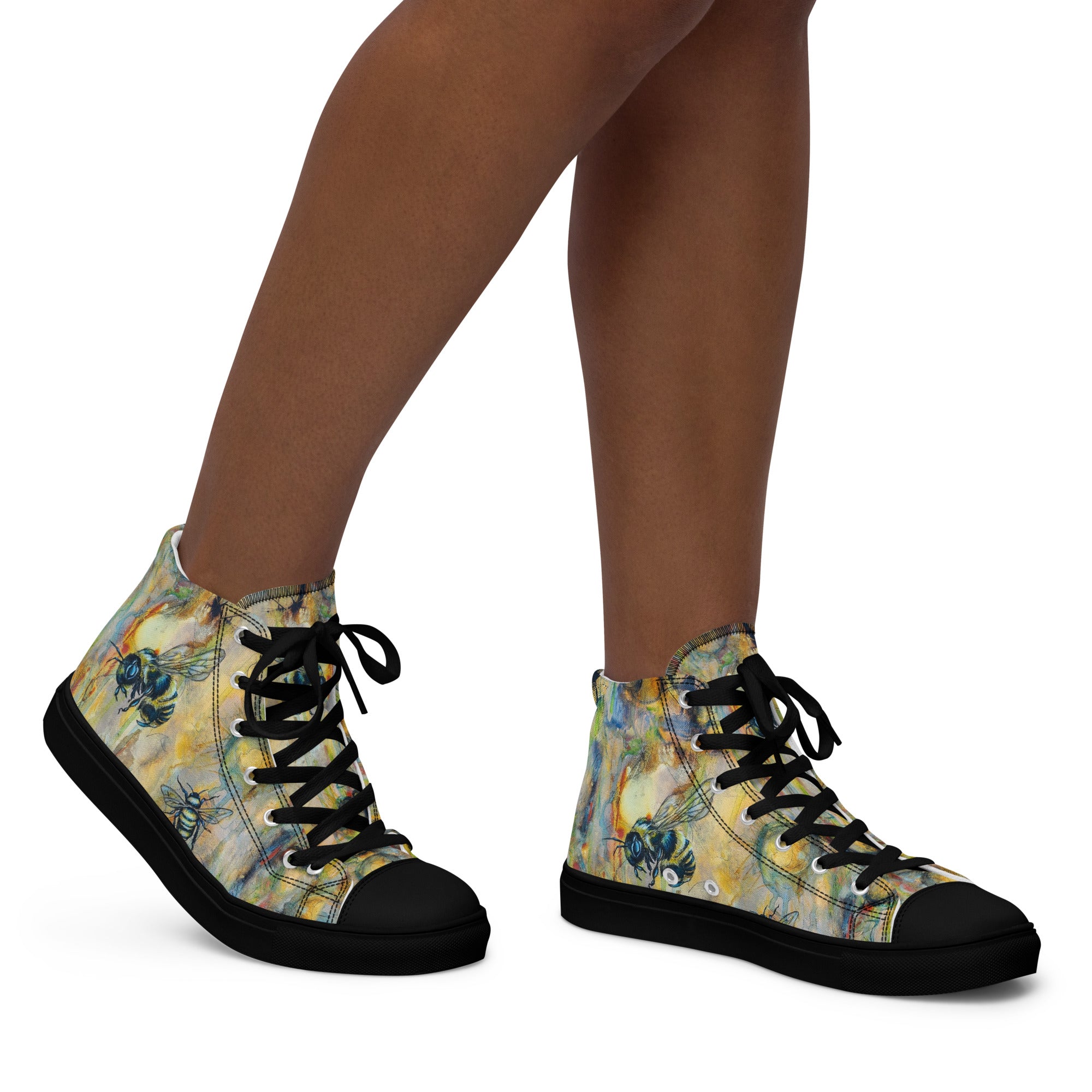 Womyn's High Top- Camp Bee