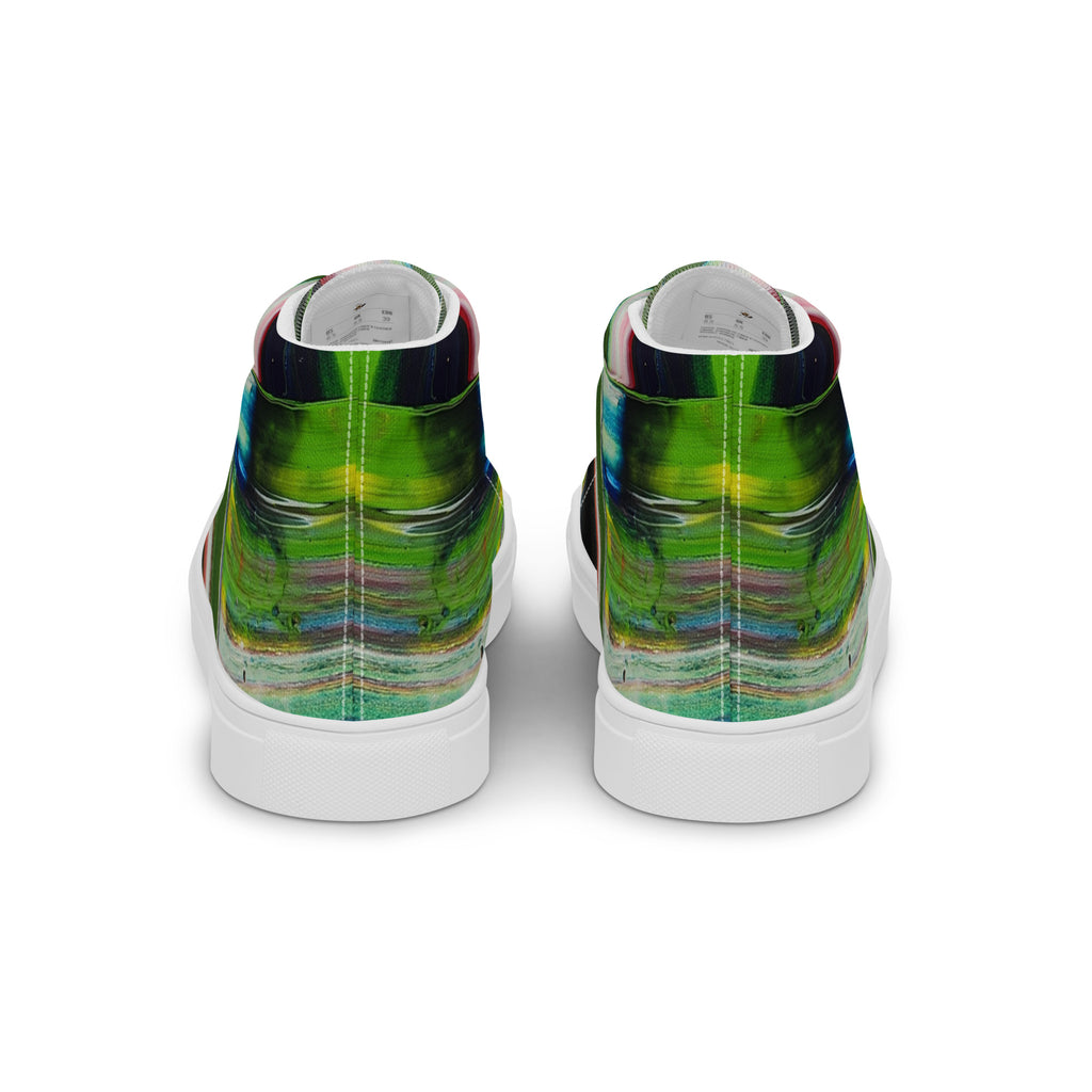 Womyn's High Top- Circus Green