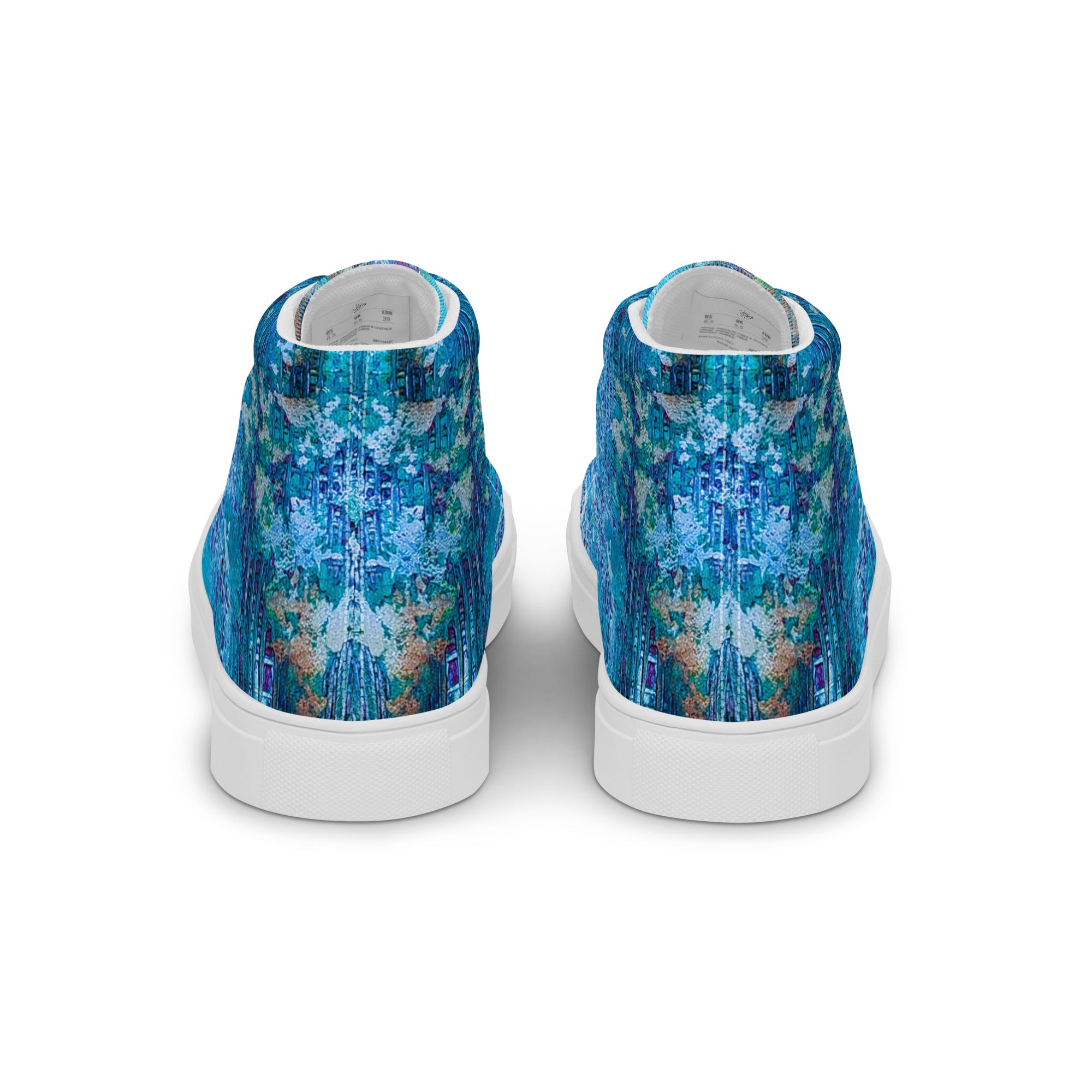 Womyn's High Top- Weave Blue