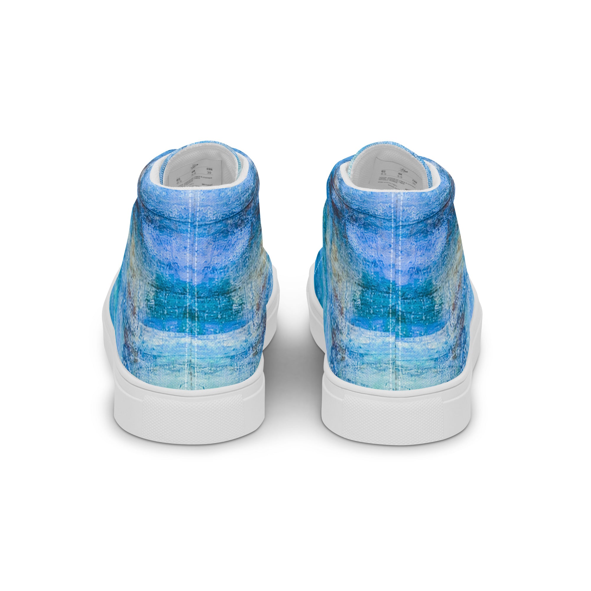 Womyn's High Top- Bright Earth Blue