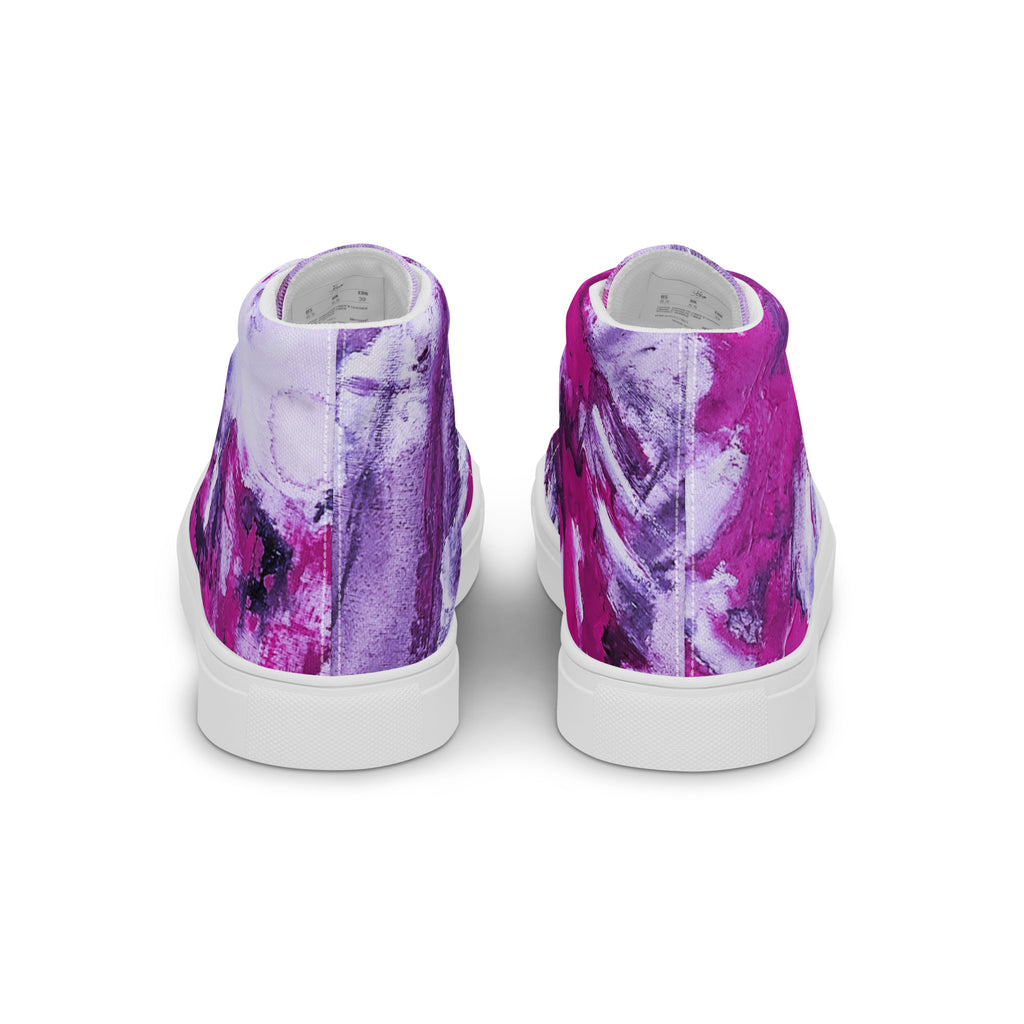 Womyn's High Top- Mismatch Pink