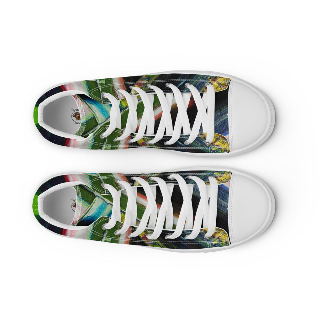 Womyn's High Top- Circus Green
