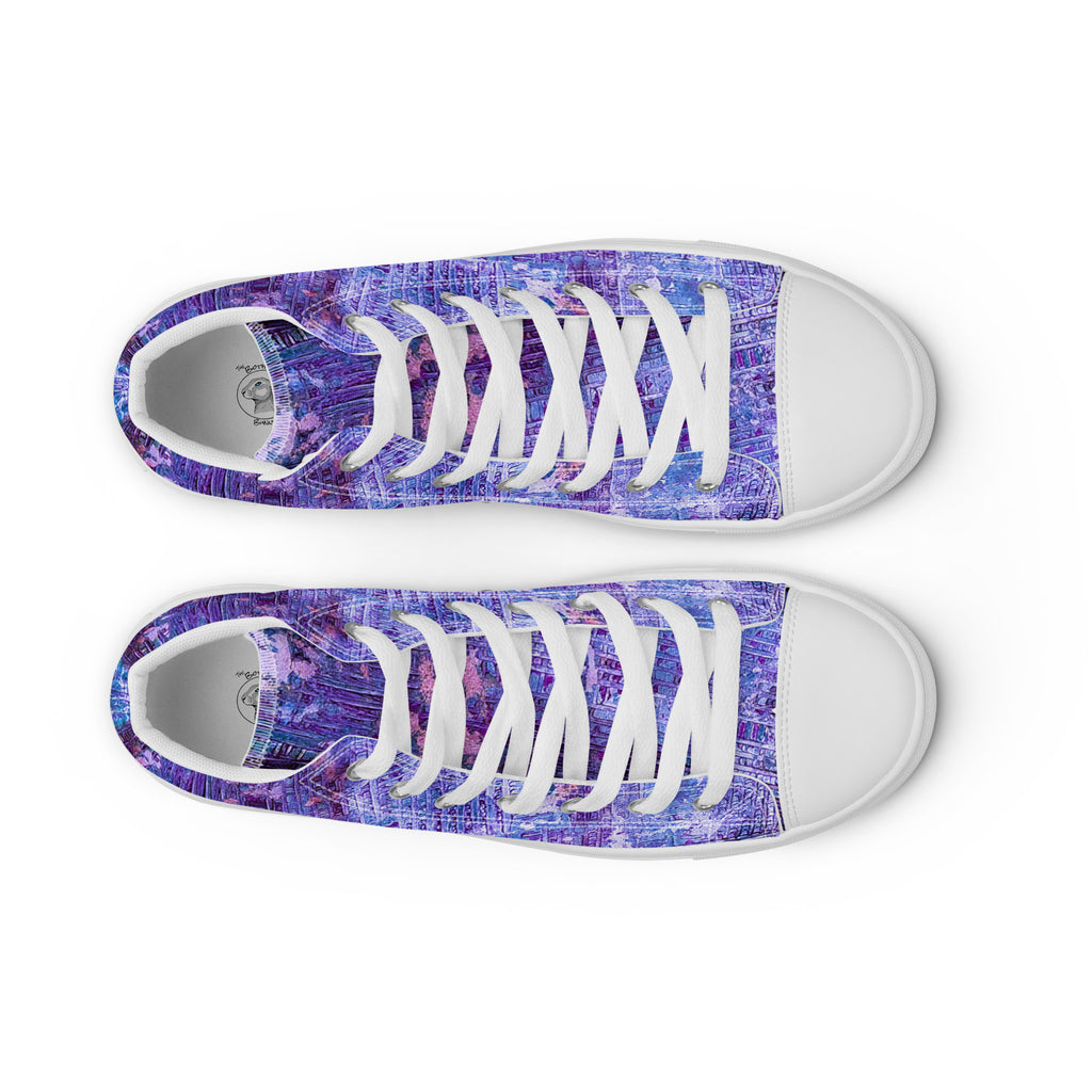Womyn's High Top- Weave Purple