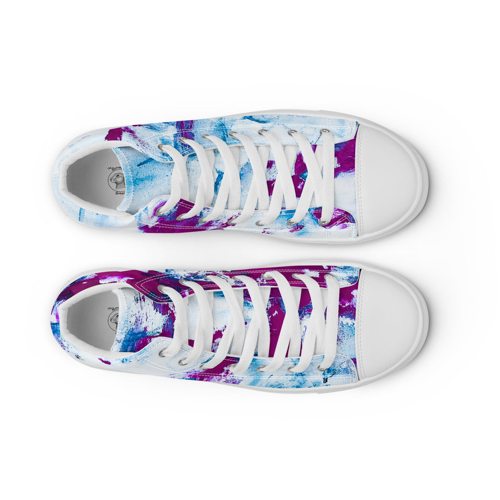 Womyn's High Top- Mismatch Turquoise