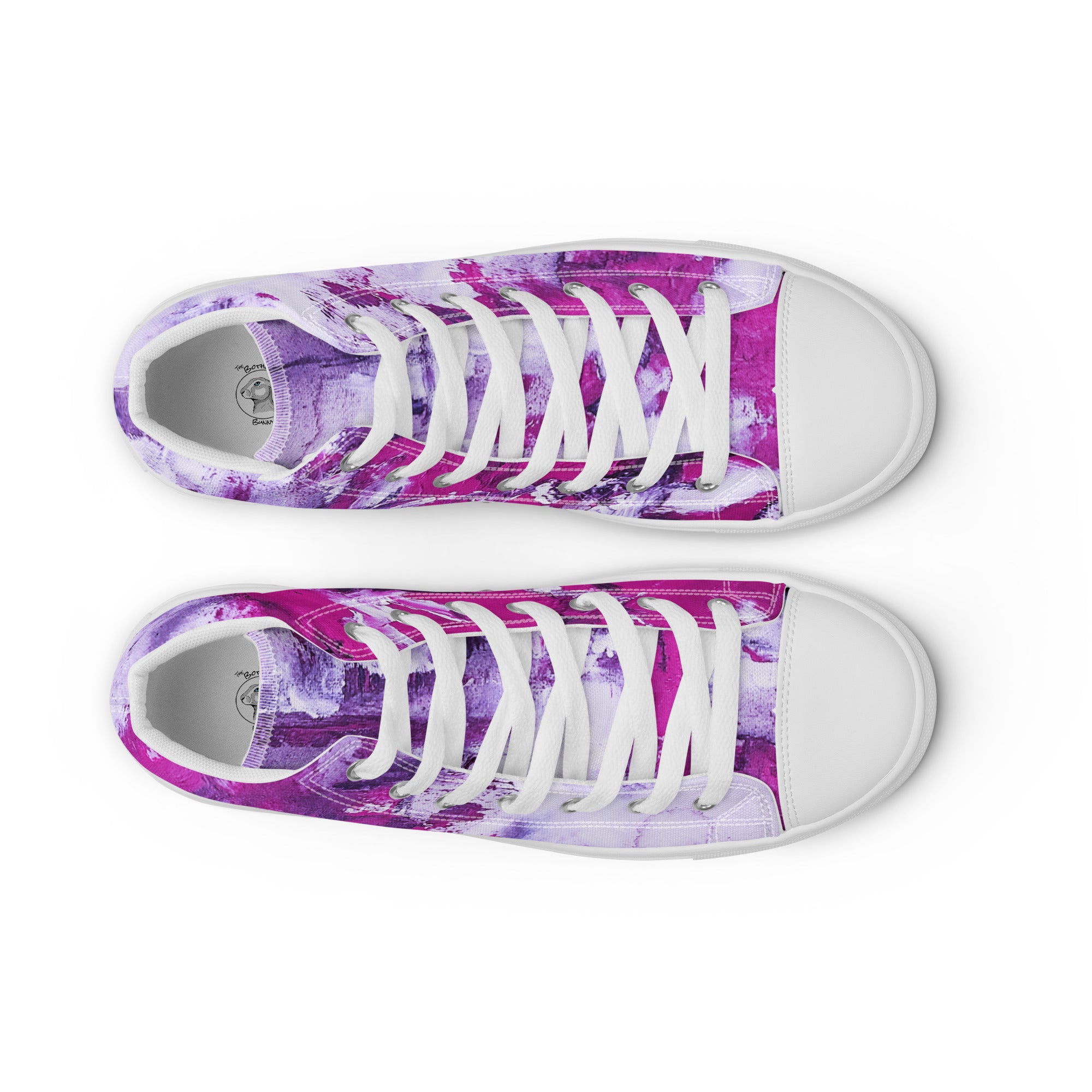 Womyn's High Top- Mismatch Pink