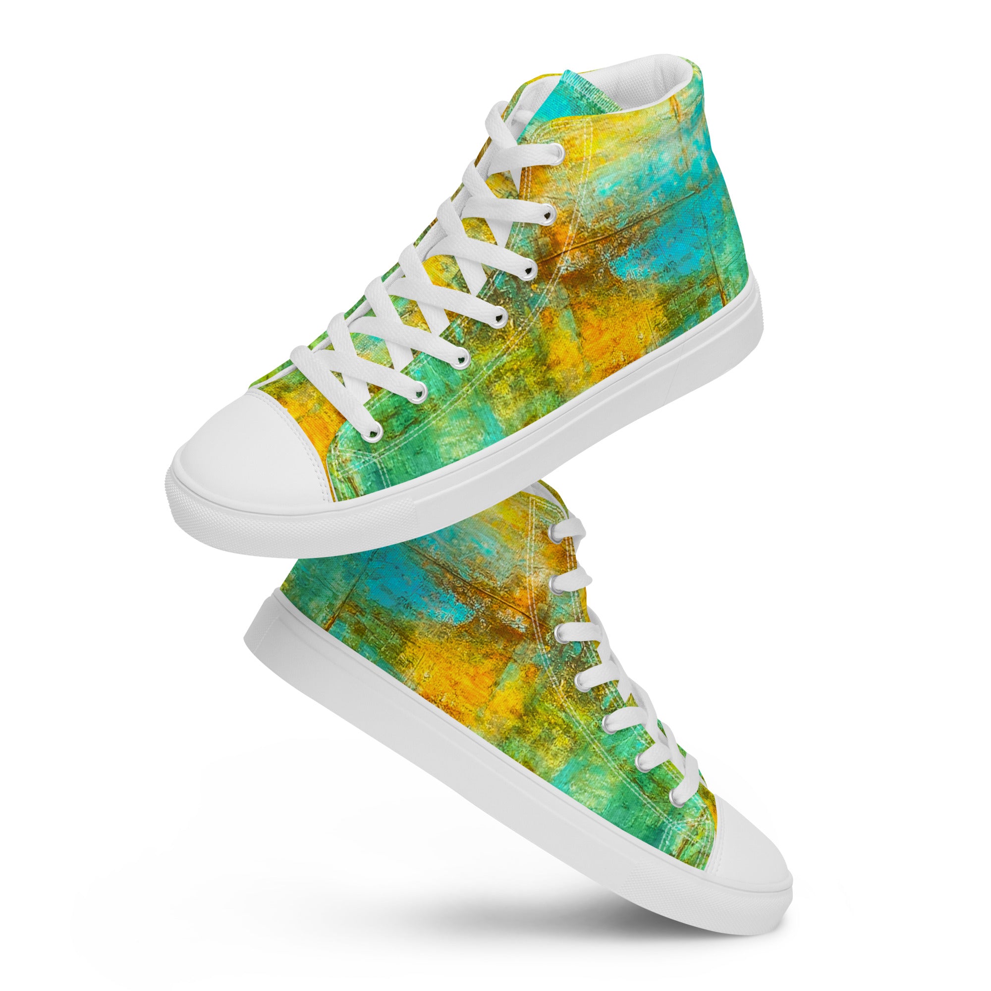 Womyn's High Top- Bright Earth Flow