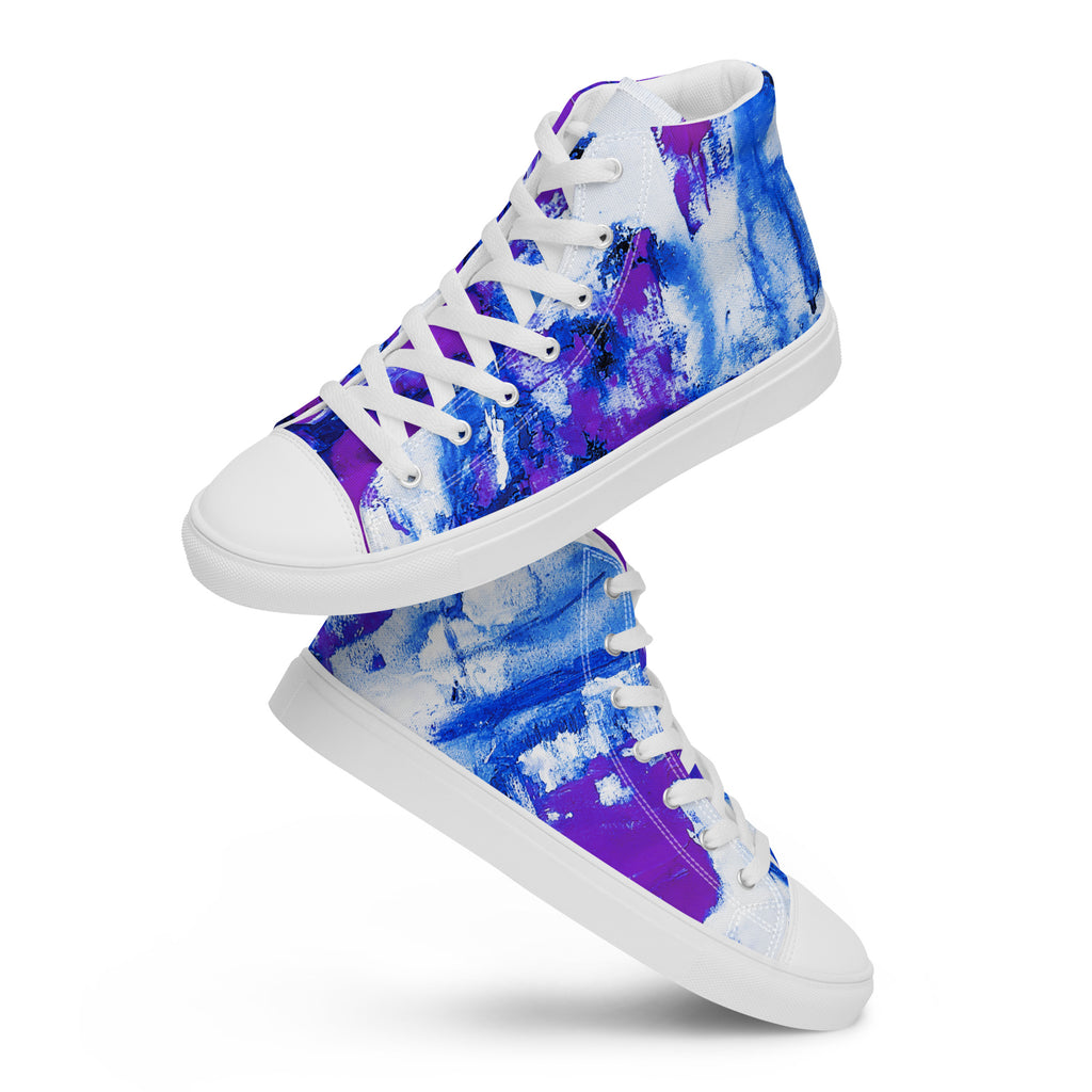 Womyn's High Top- Mismatch Purple