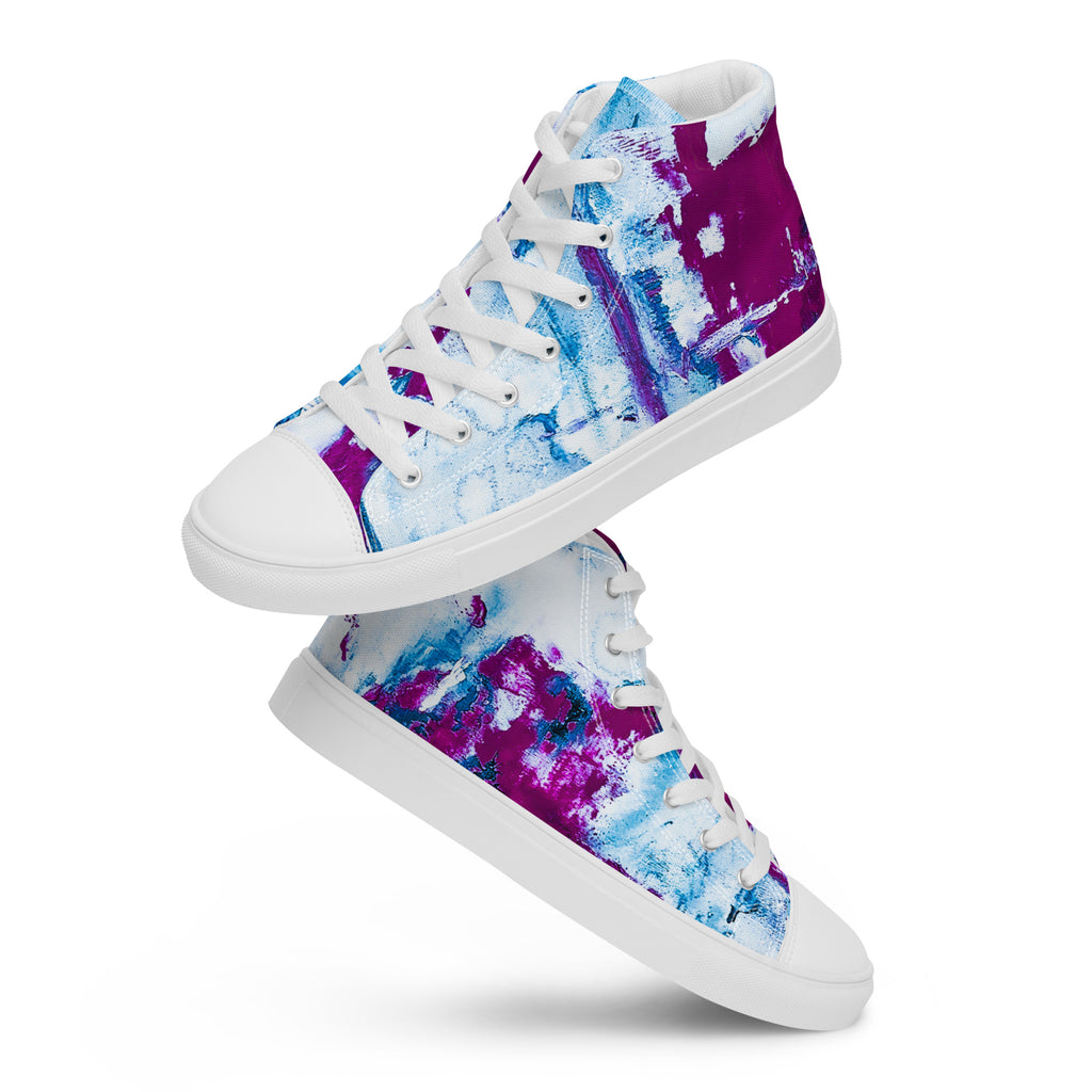 Womyn's High Top- Mismatch Turquoise
