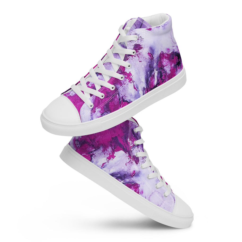 Womyn's High Top- Mismatch Pink