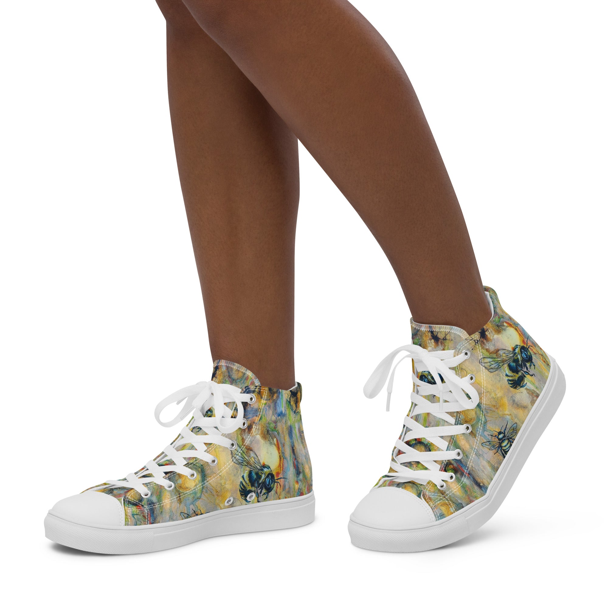 Womyn's High Top- Camp Bee