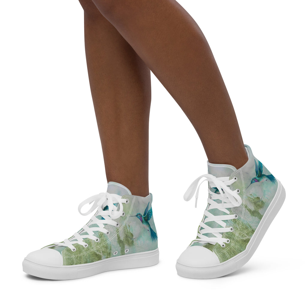 Womyn's High Top- Hummingbird