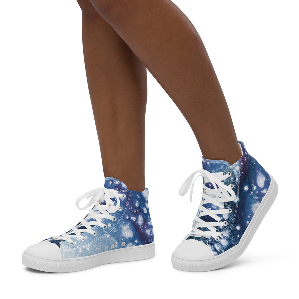 Womyn's High Top- Galaxy Blue