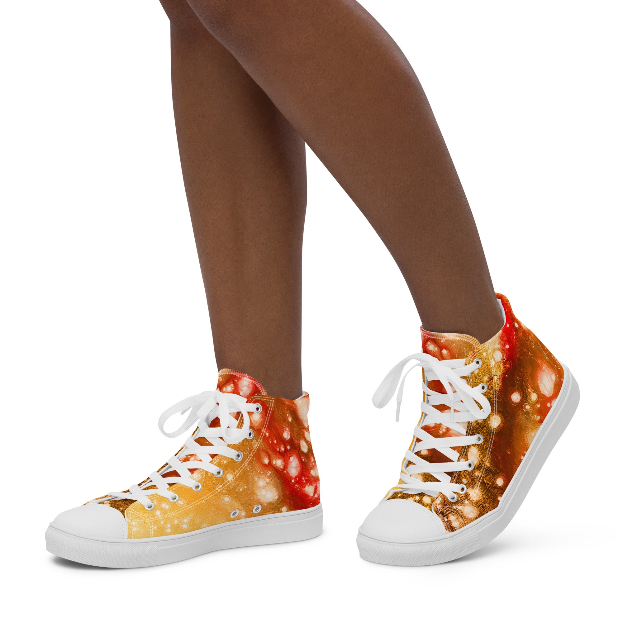Womyn's High Top- Galaxy Golden