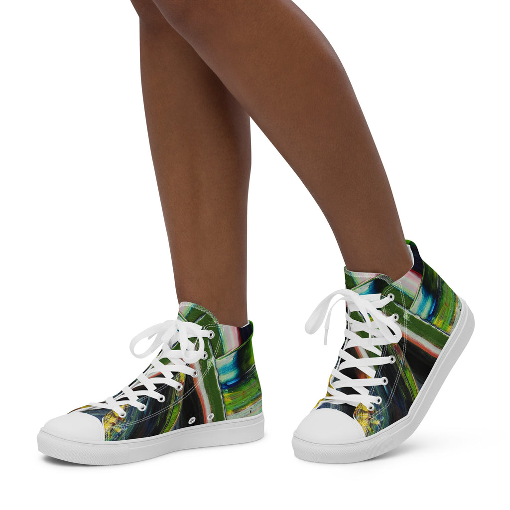 Womyn's High Top- Circus Green