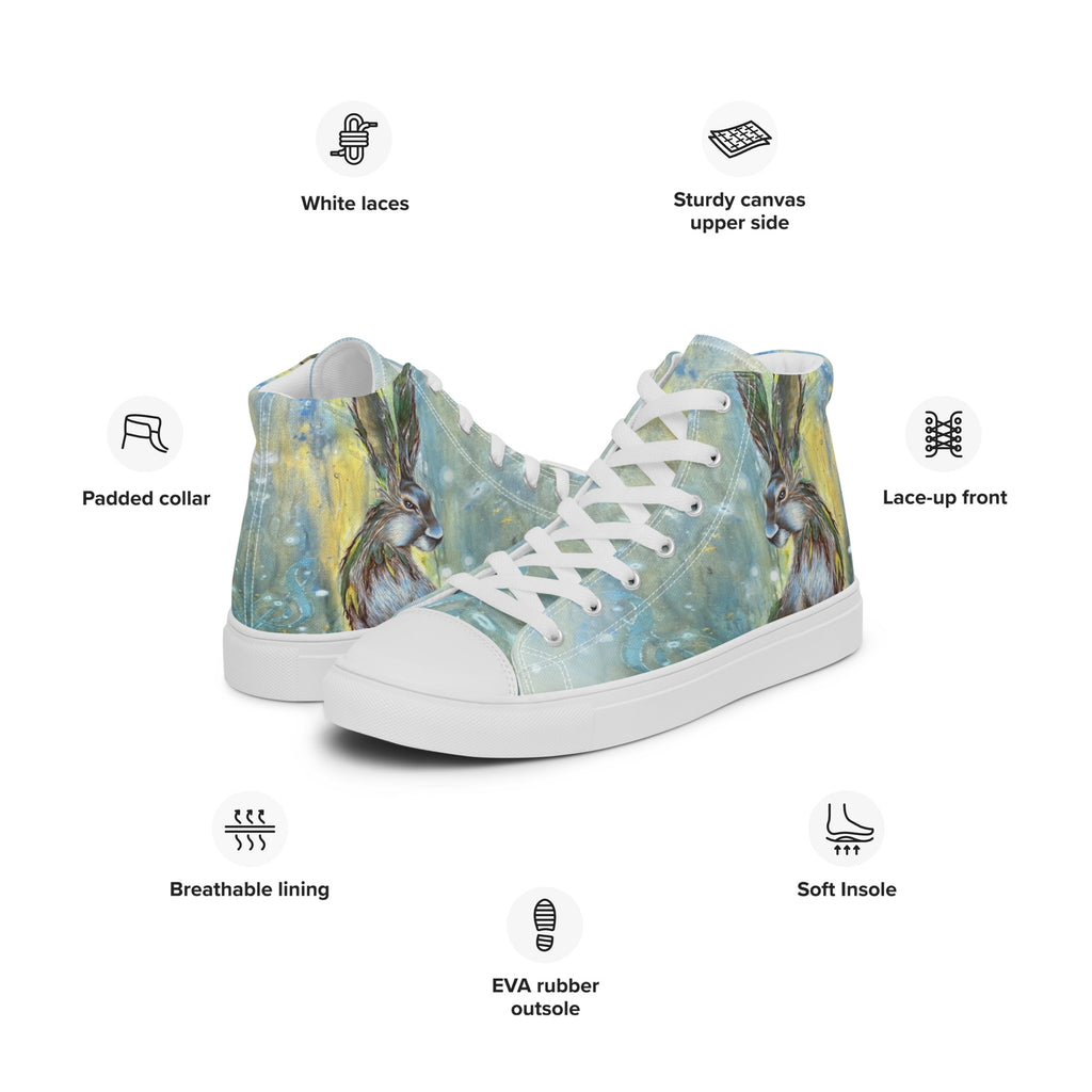 Womyn's High Top- Hare the Music