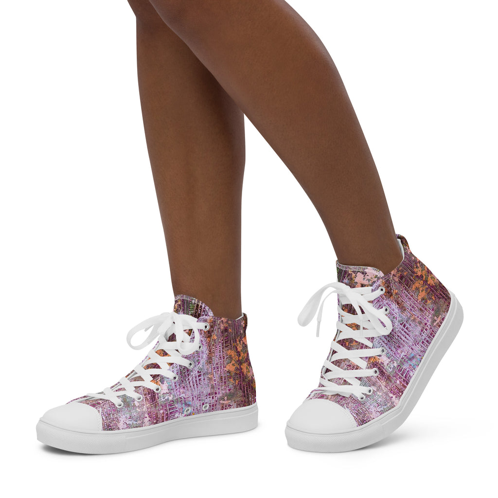 Womyn's High Top- Weave Berry