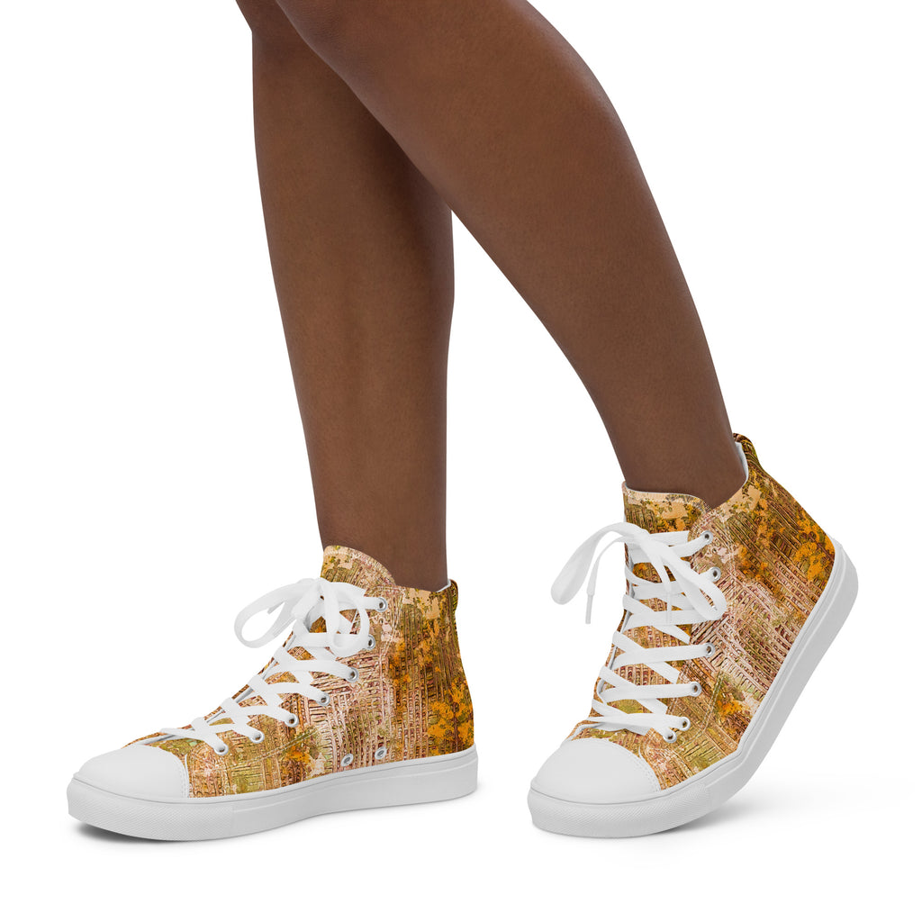 Womyn's High Top- Weave Golden