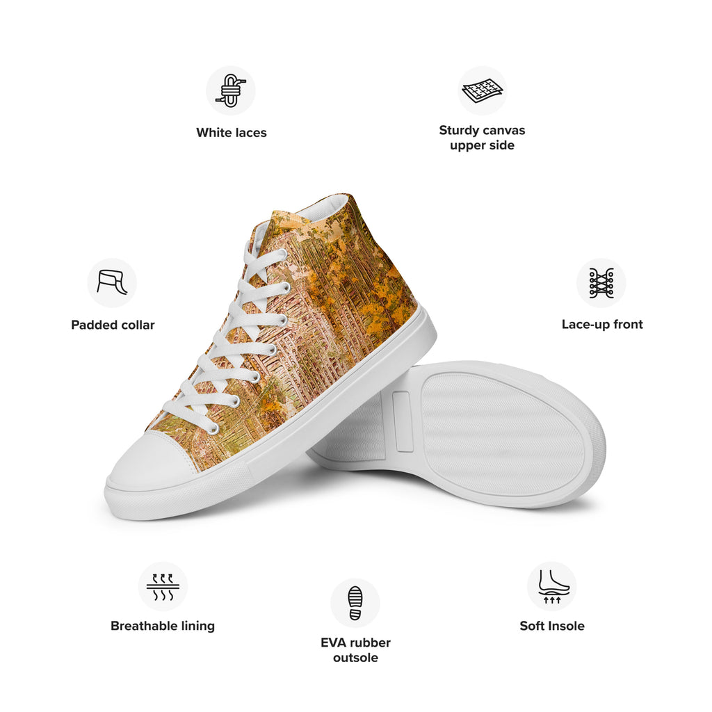 Womyn's High Top- Weave Golden