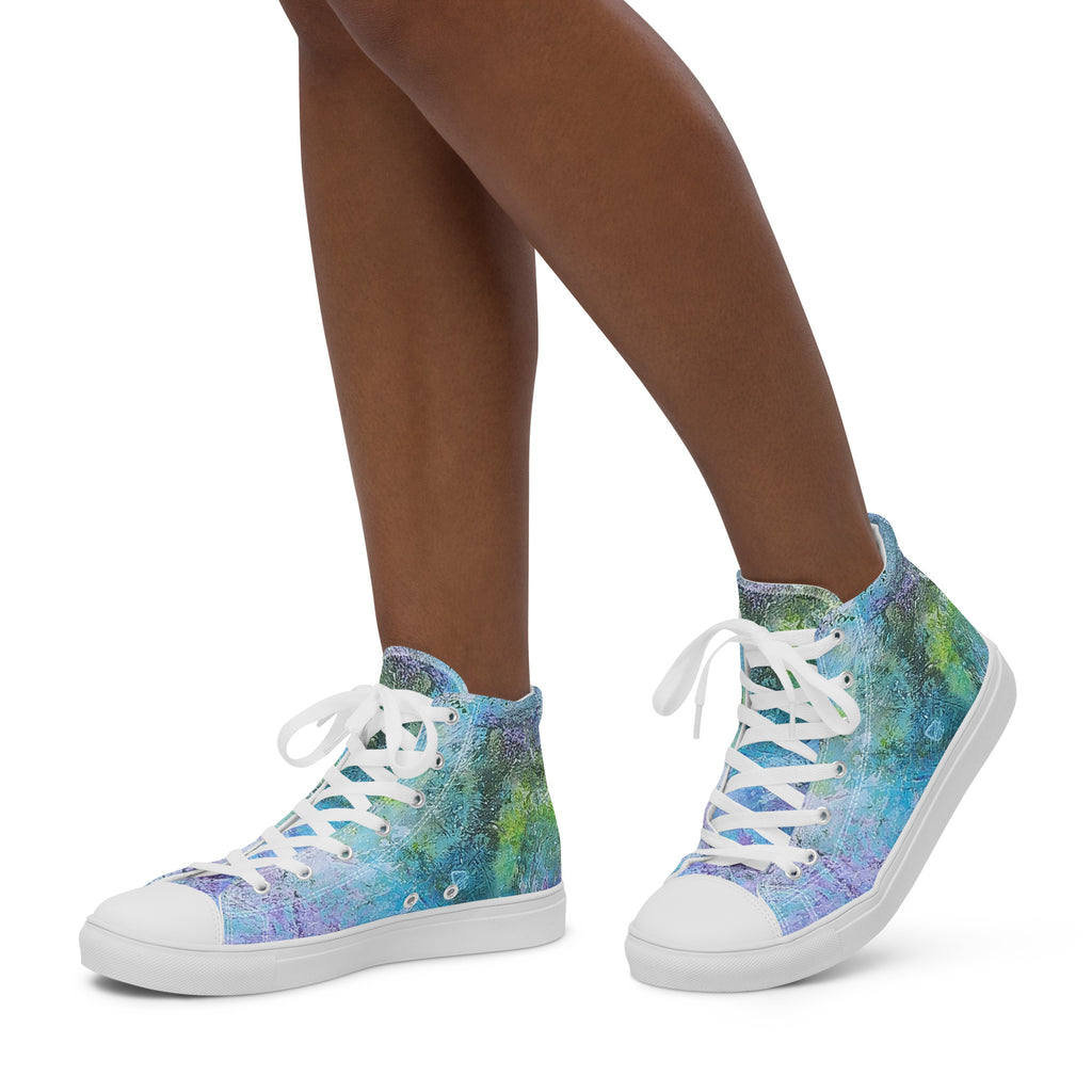 Womyn's High Top- Lagoon