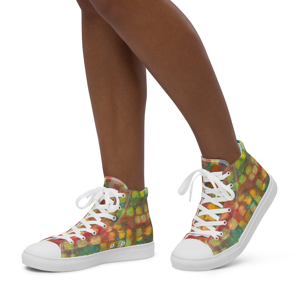 Womyn's High Top- With Feeling Red