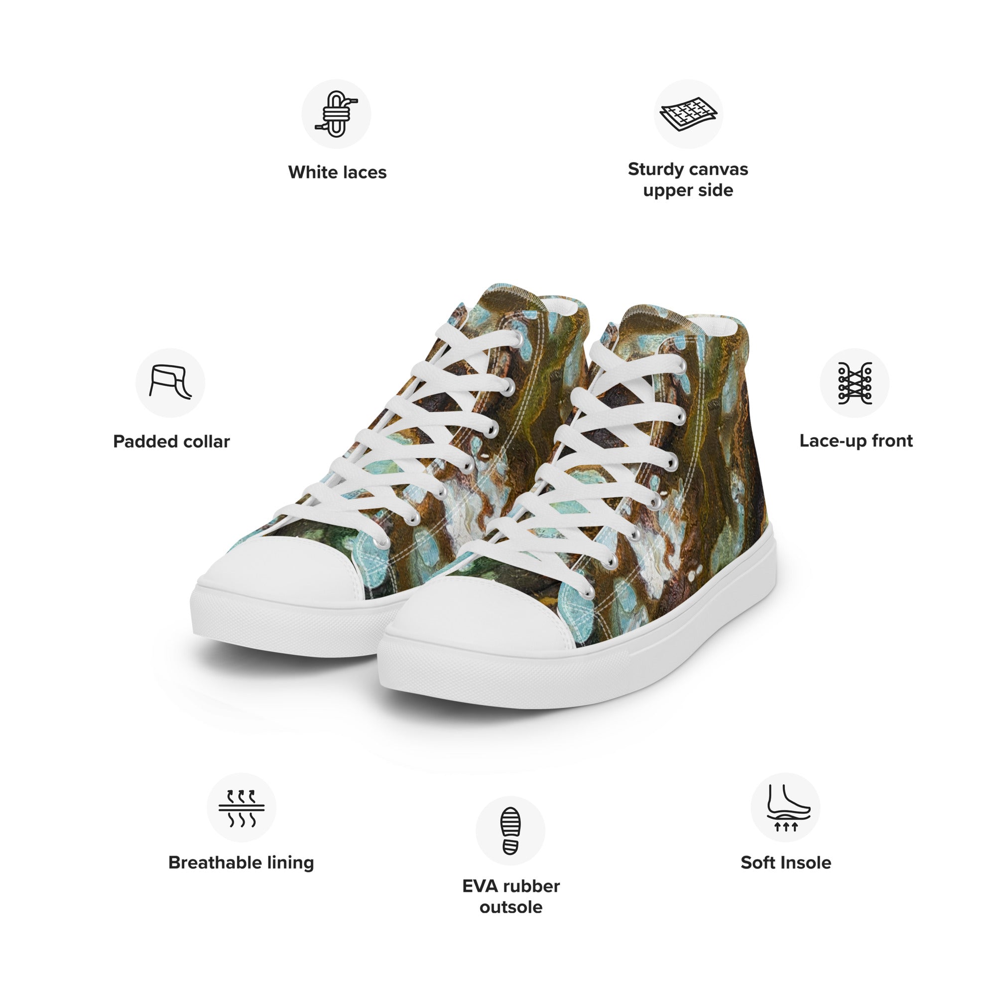 Womyn's High Top- Microscope
