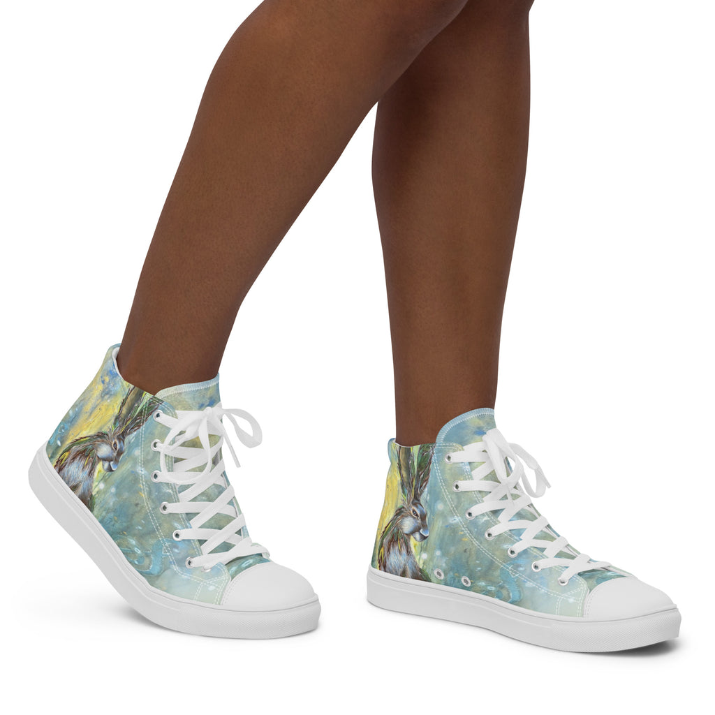 Womyn's High Top- Hare the Music