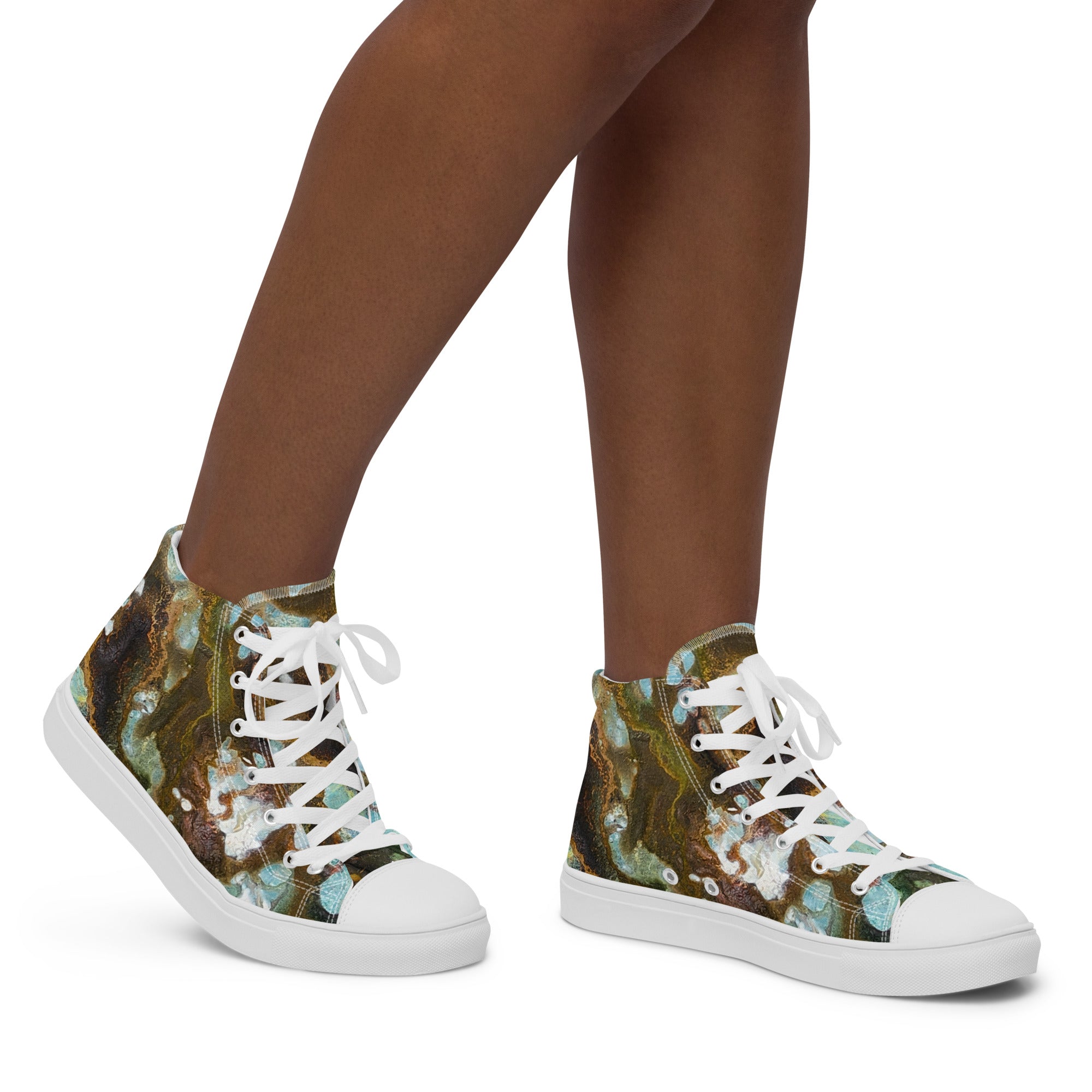 Womyn's High Top- Microscope