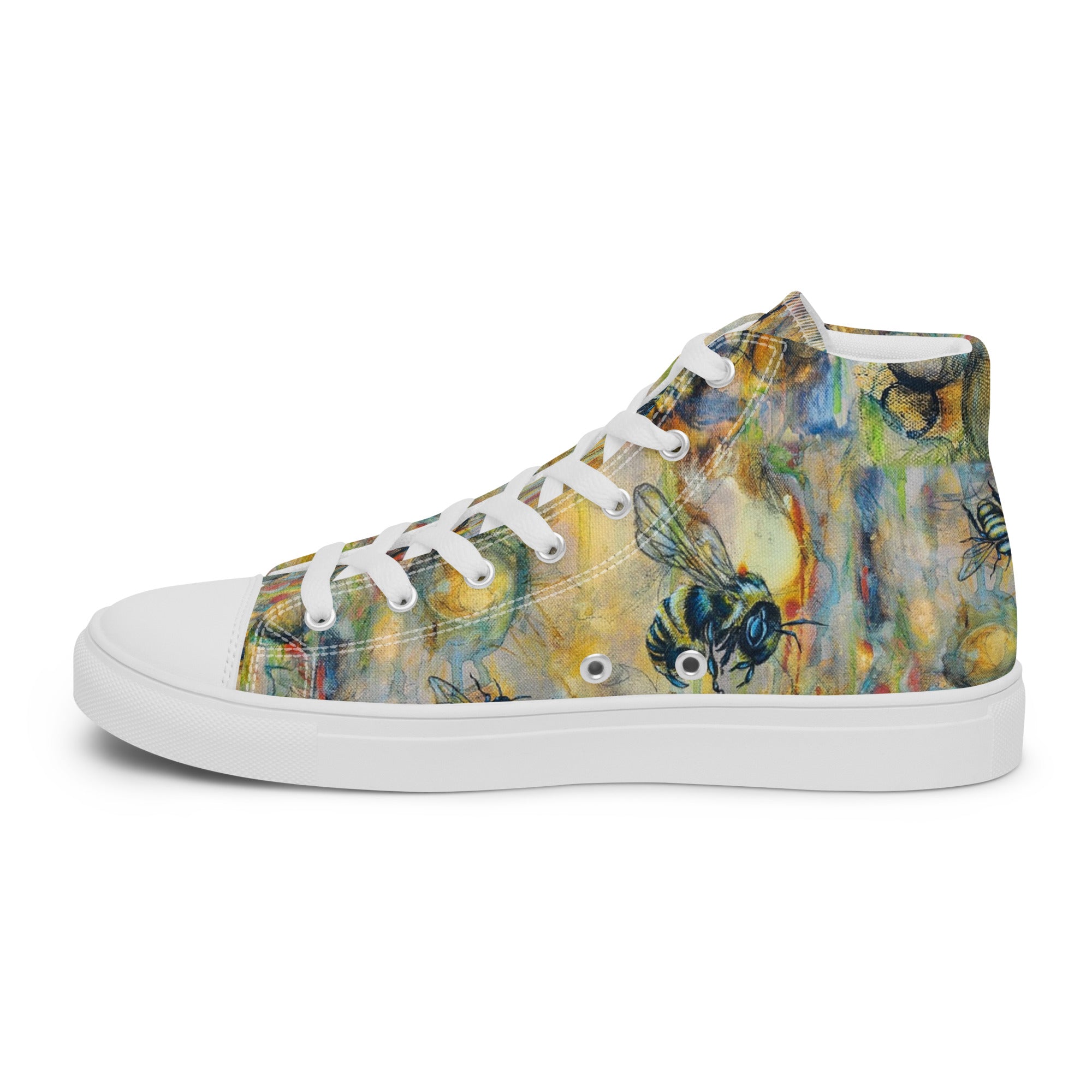 Womyn's High Top- Camp Bee