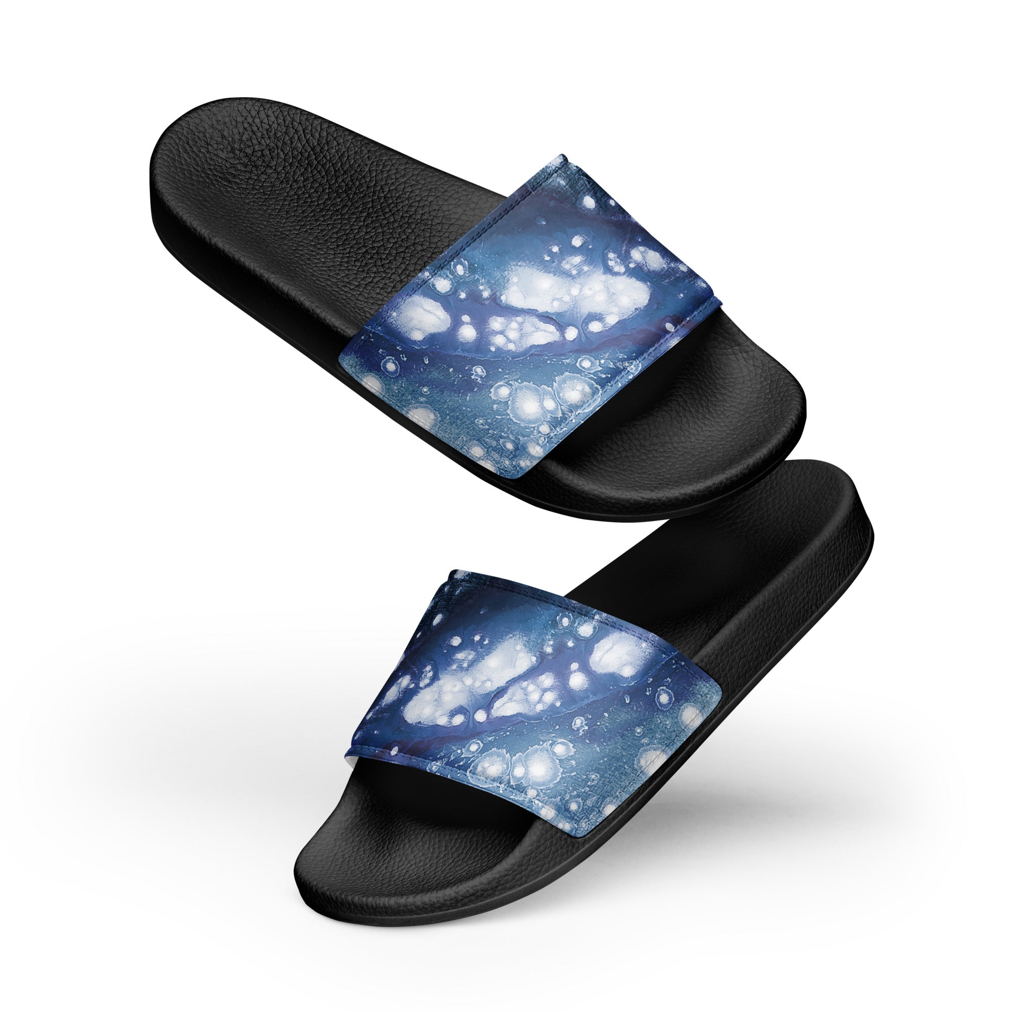 Womyn's Slides- Galaxy Blue