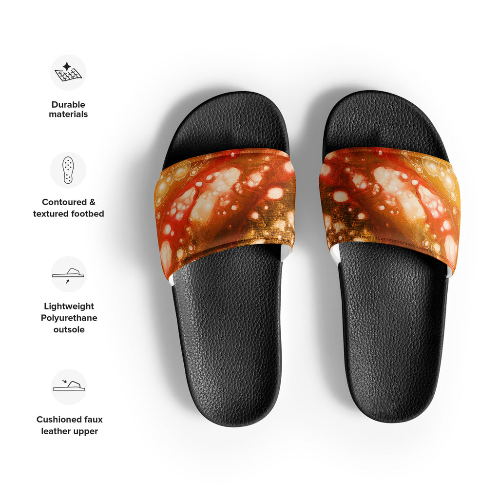 Womyn's Slides- Galaxy Golden