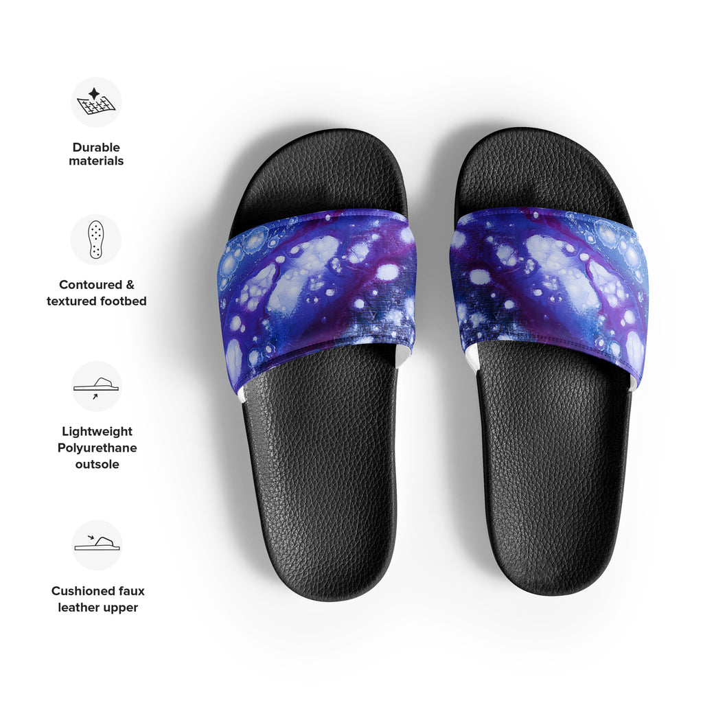Womyn's Slides- Galaxy Purple