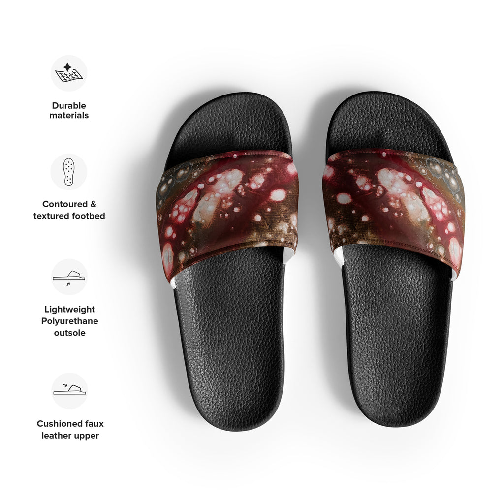 Womyn's Slides- Galaxy Rust