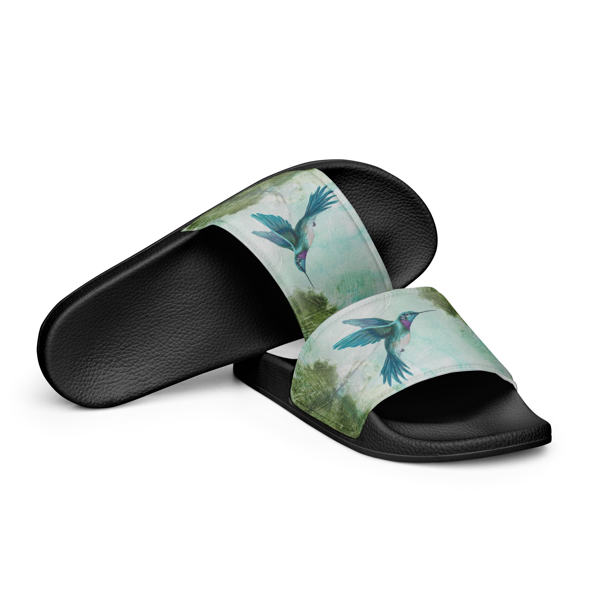 Womyn's Slides- Hummingbird
