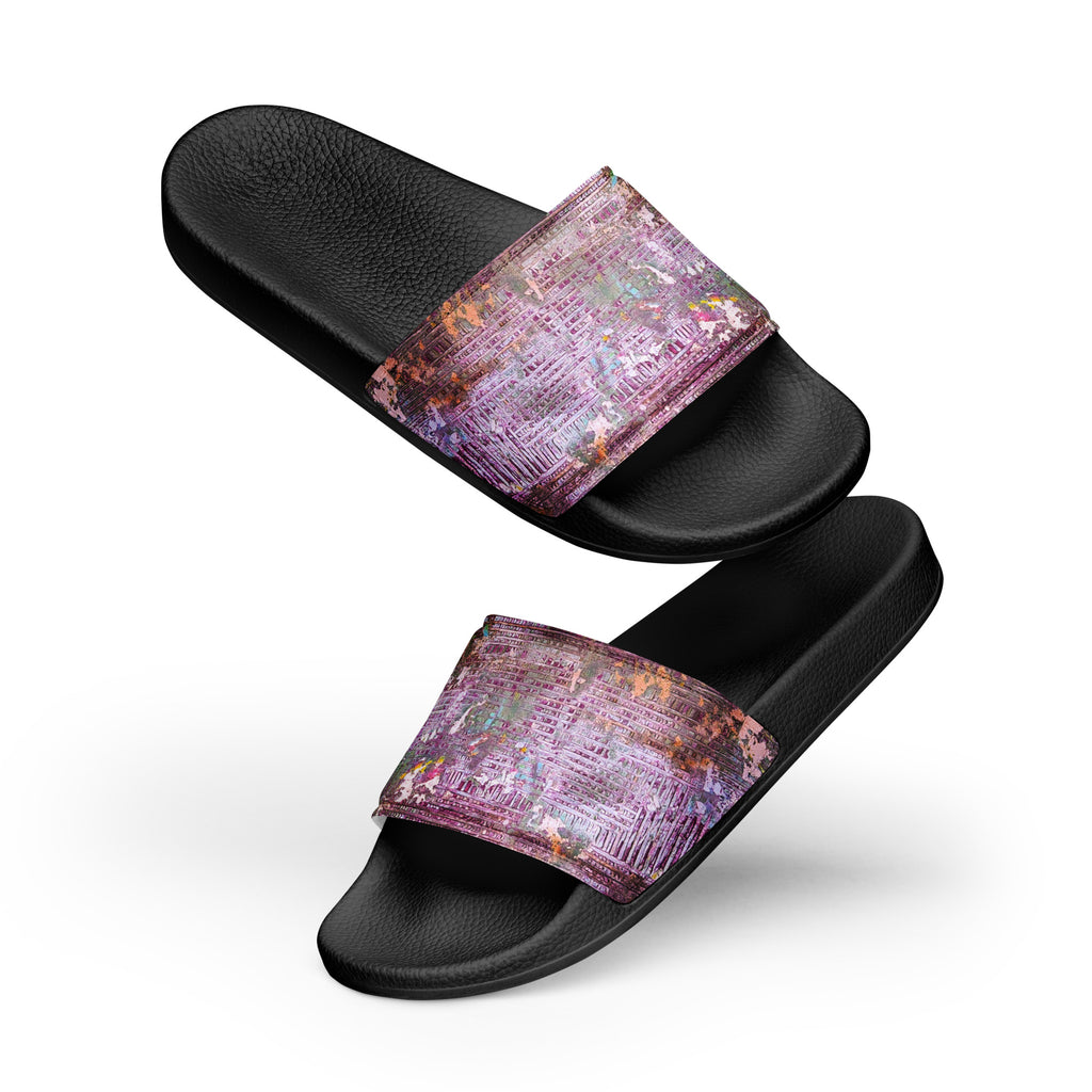 Womyn's Slides- Weave Berry