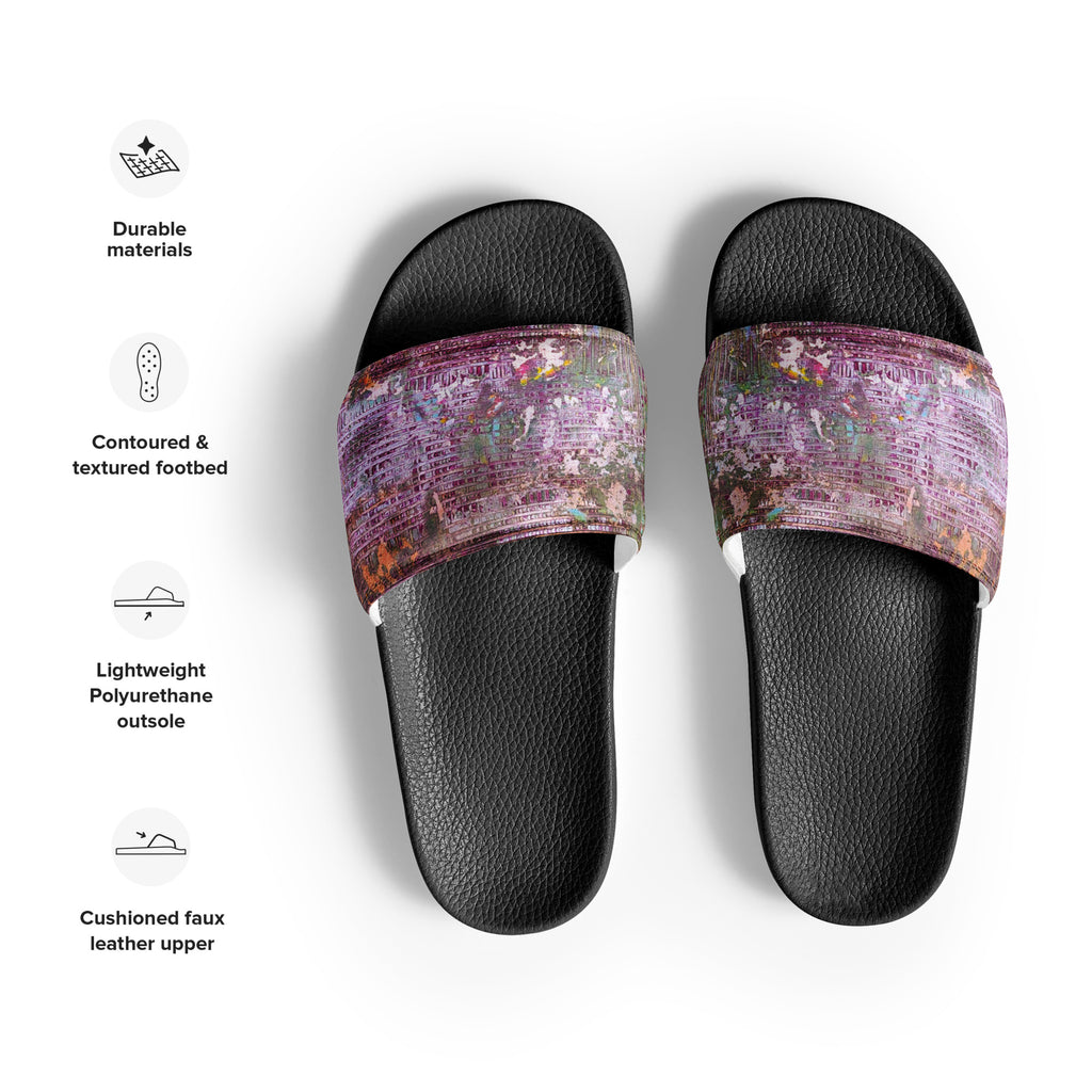 Womyn's Slides- Weave Berry