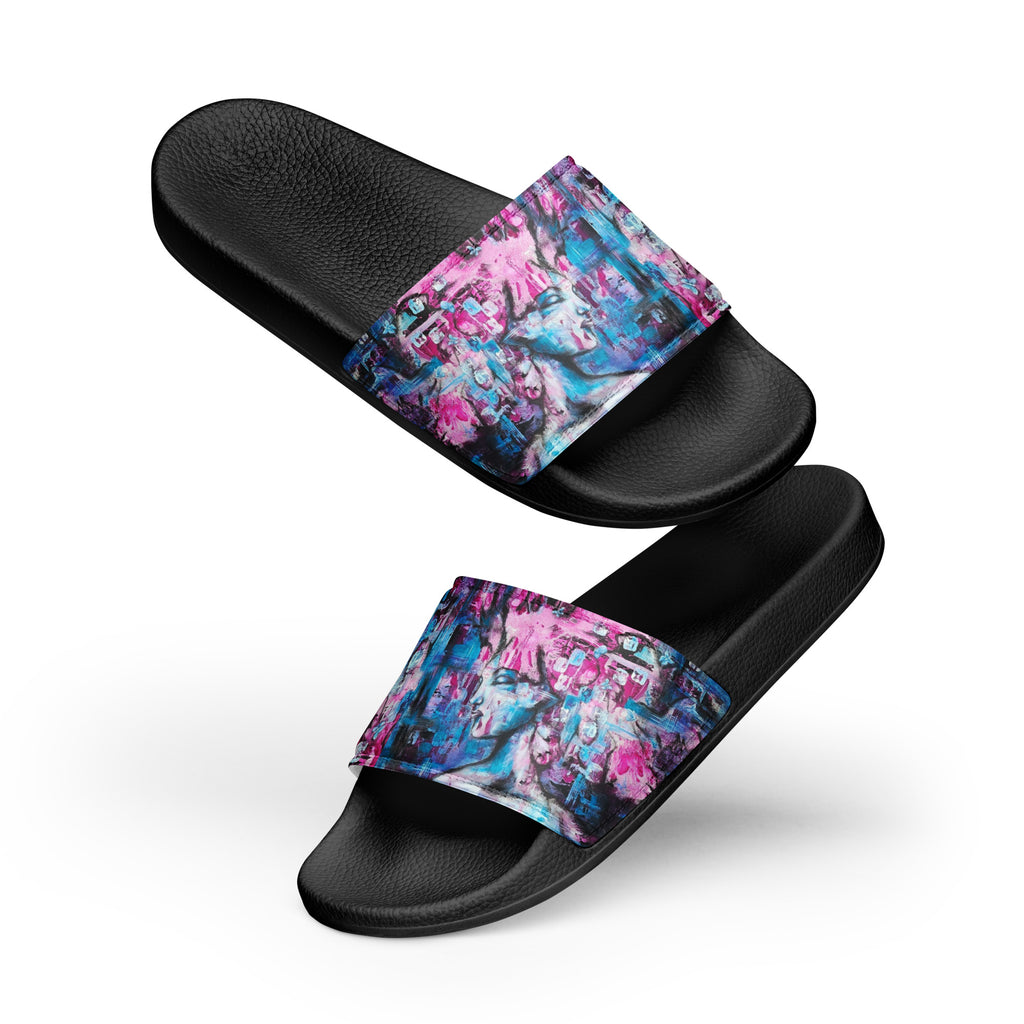 Womyn's slides- Pink Lady
