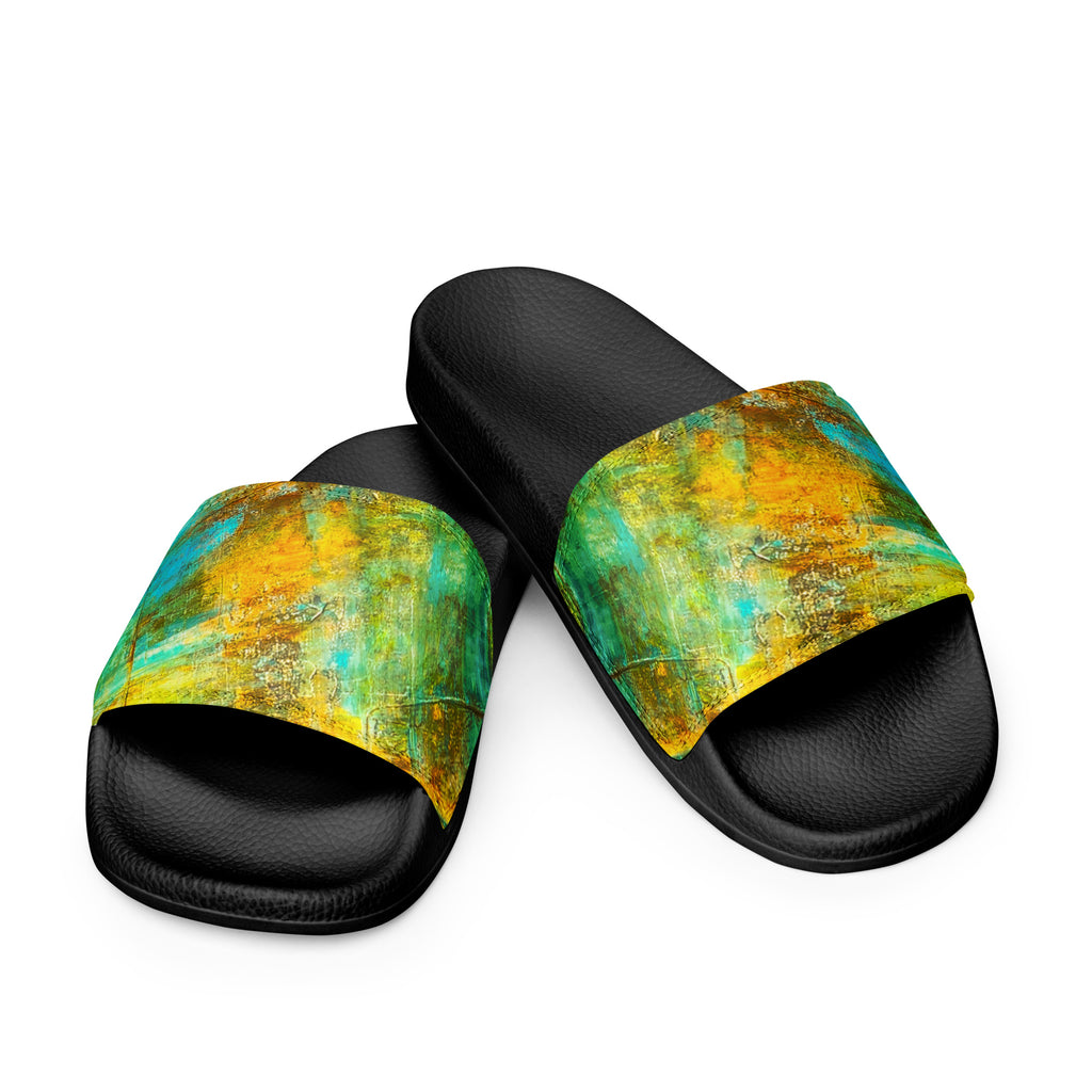 Womyn's Slides- Bright Earth Flow